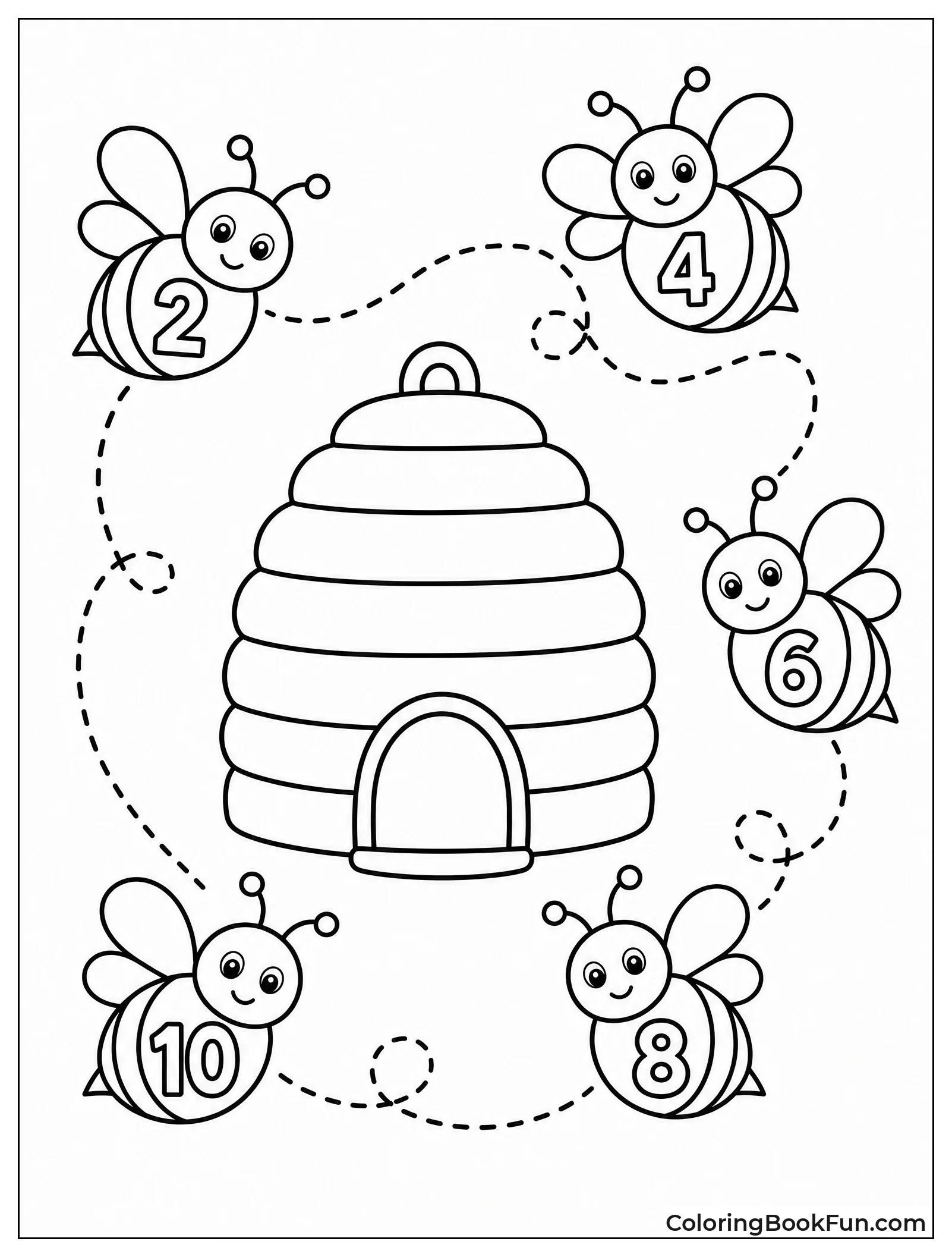 Bees Skip Counting by Two