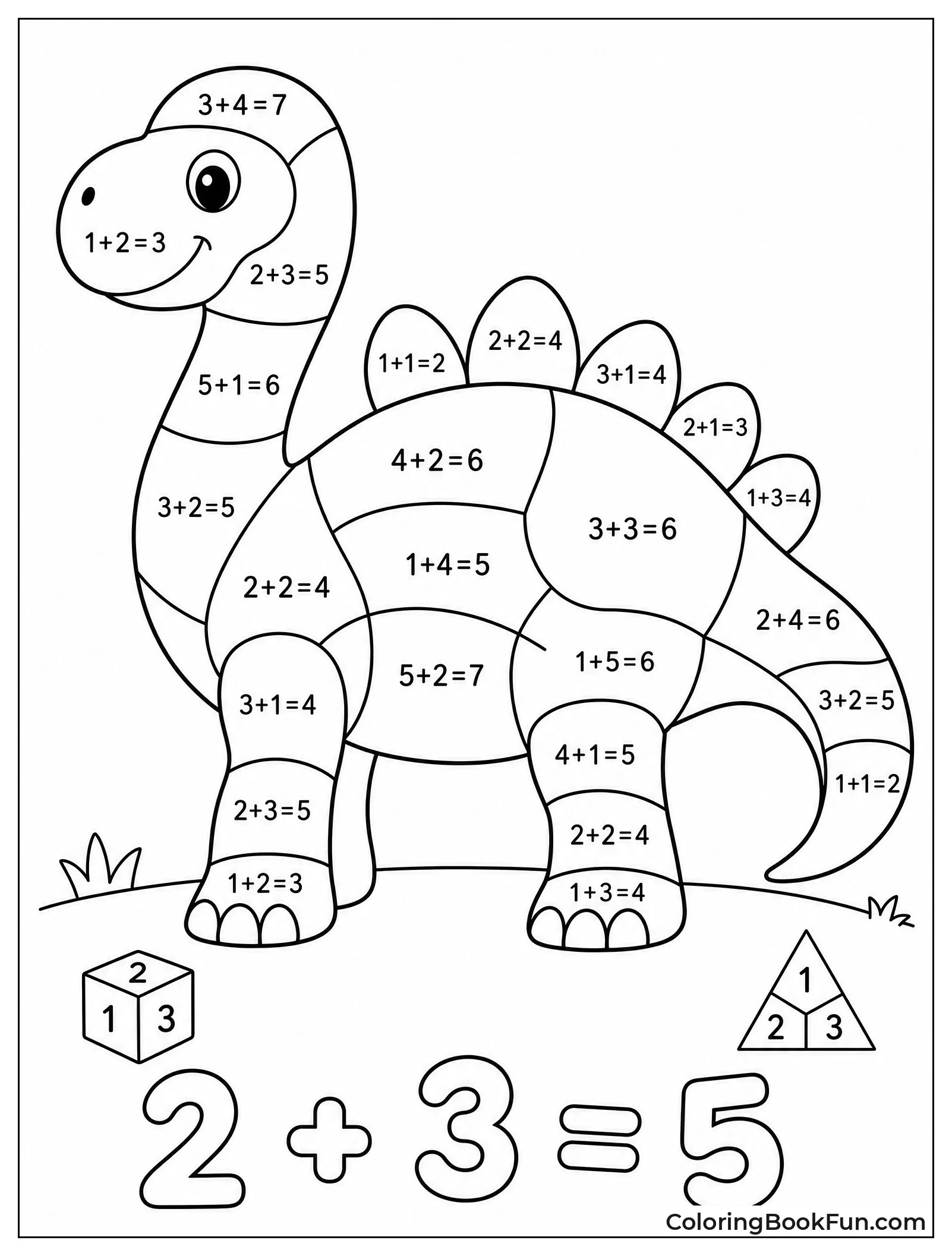 Dinosaur Sections by Addition