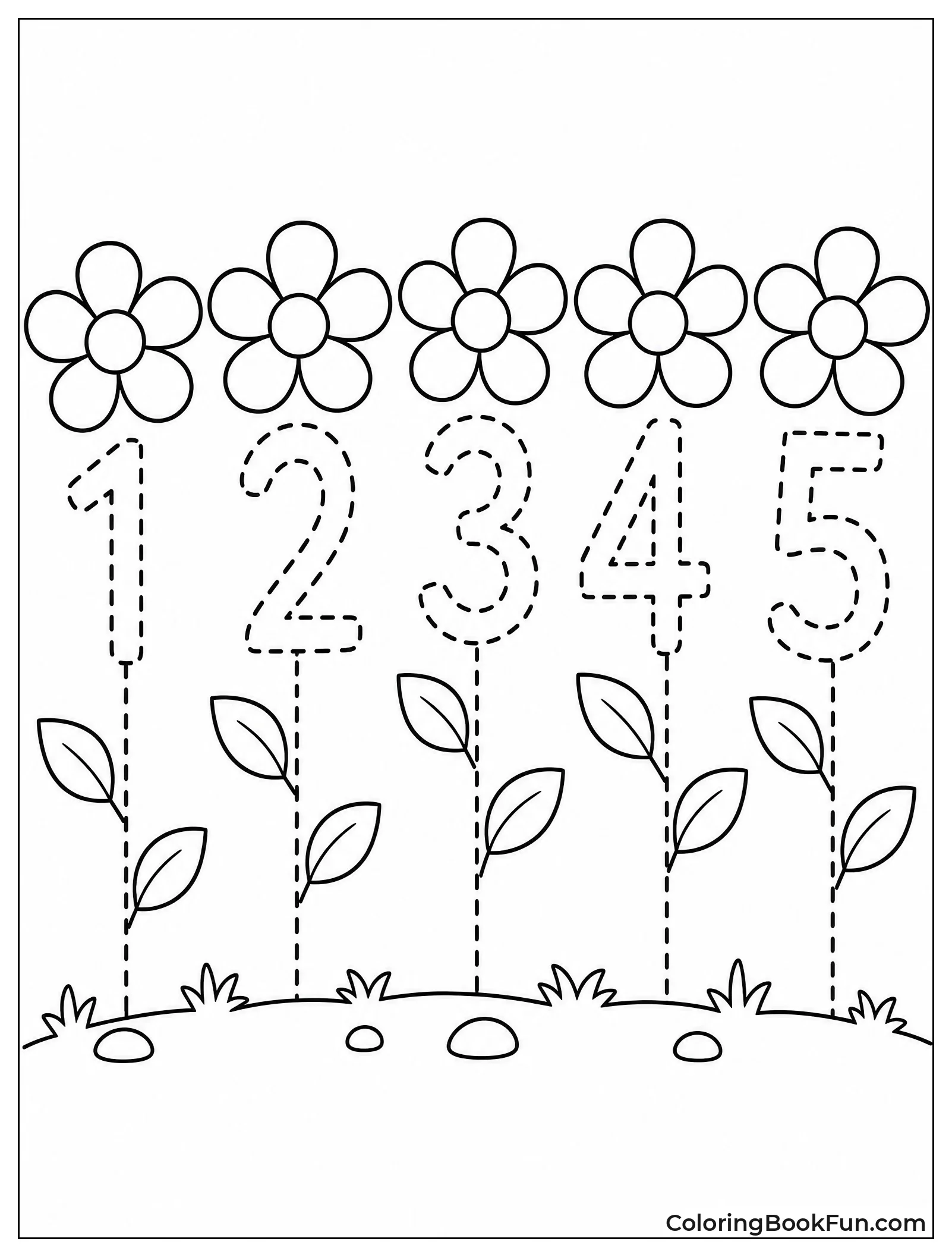 Tracing Numbers in Garden