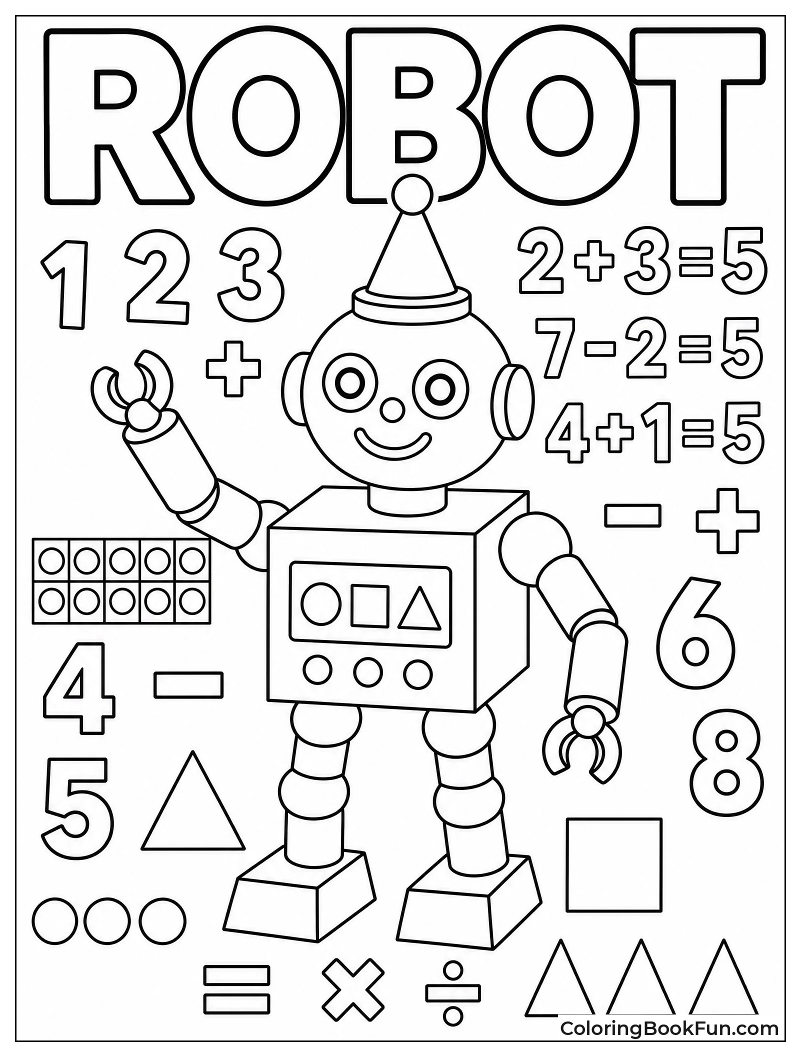 Robot Built from Shapes