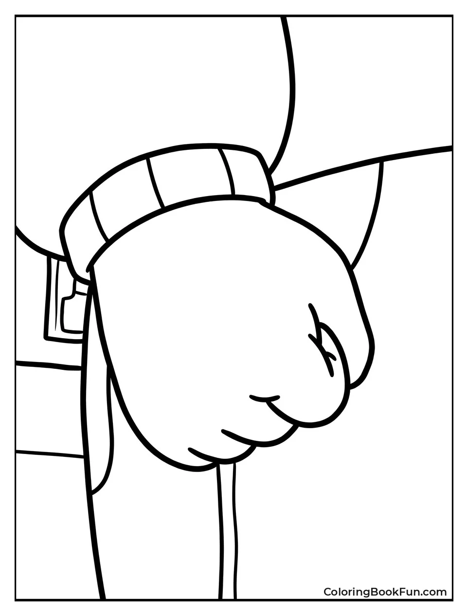Yellow Fist in Sweater