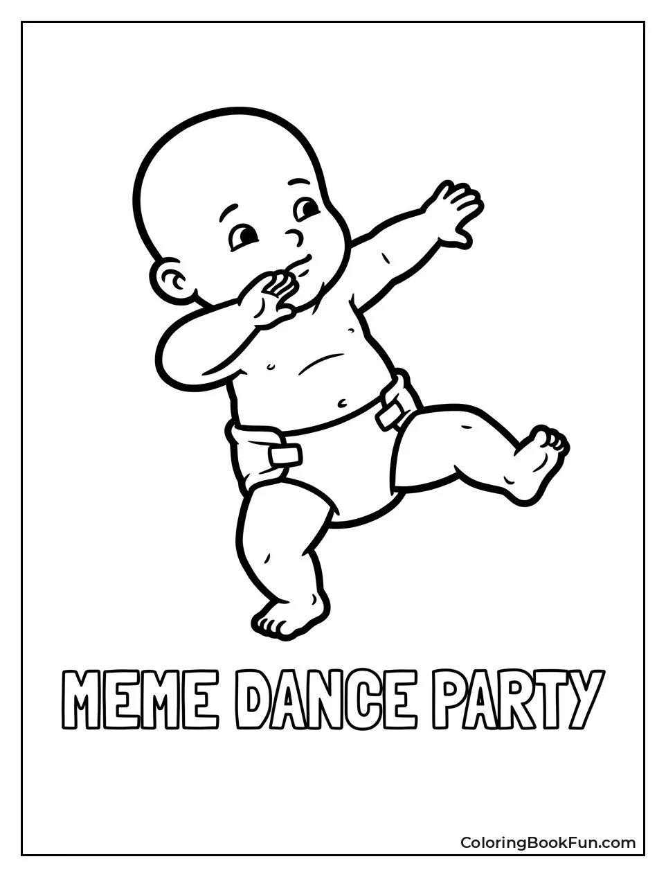 Baby Doing Silly Dance Move