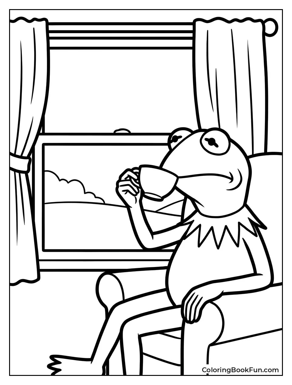 Kermit Sipping Tea