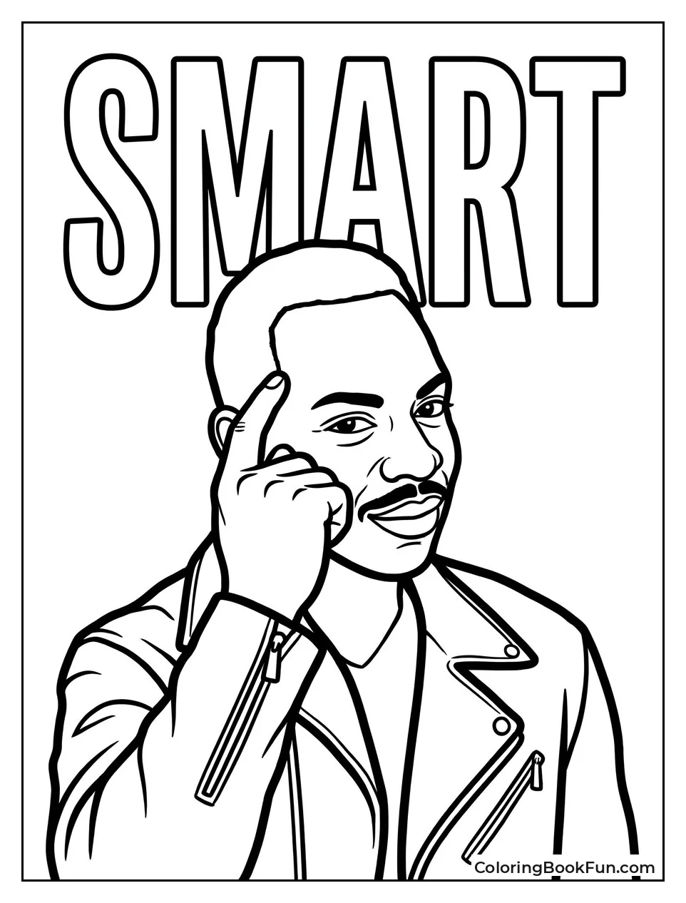 Man Tapping Head Smartly
