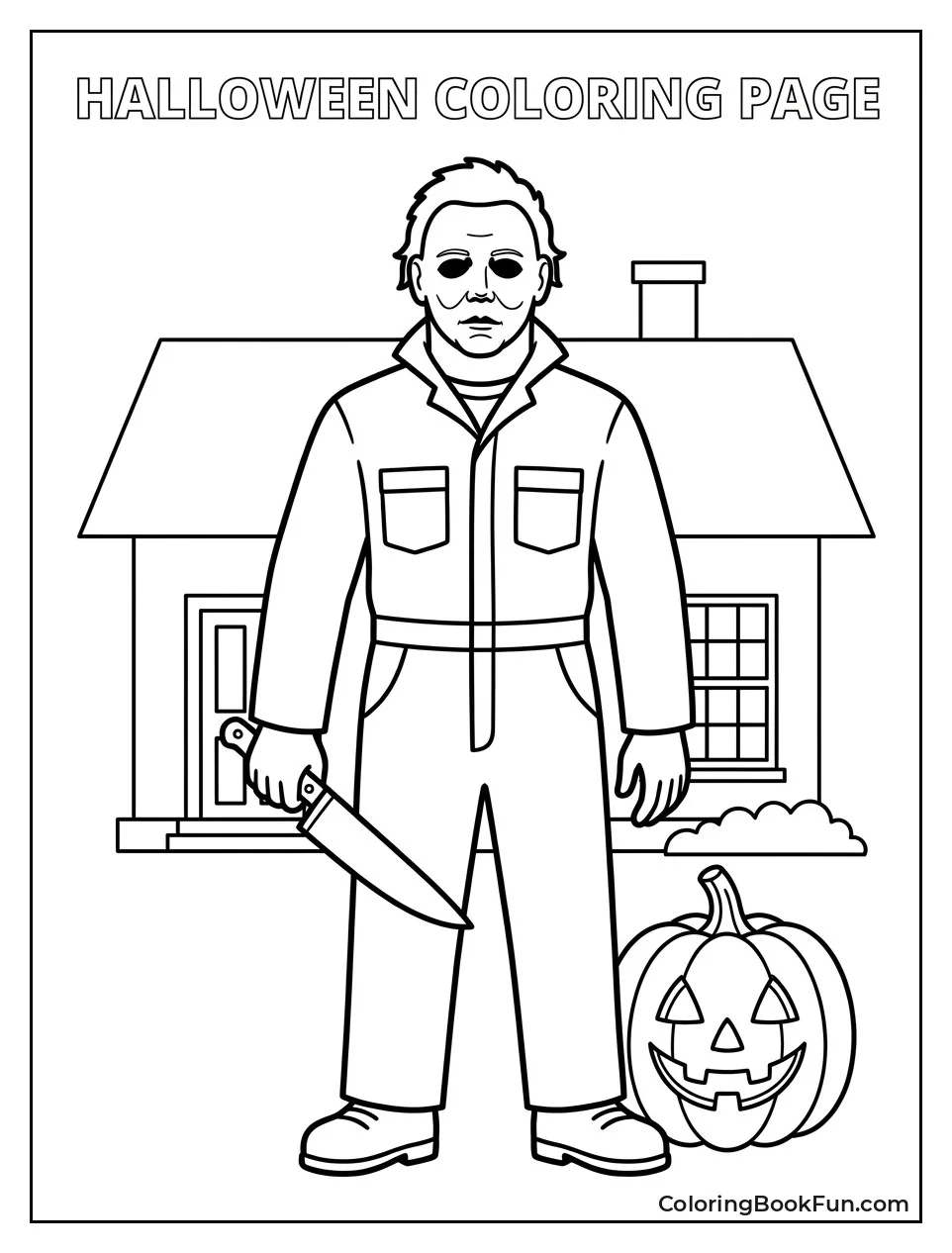 Laurie Strode Looks Over Her Shoulder