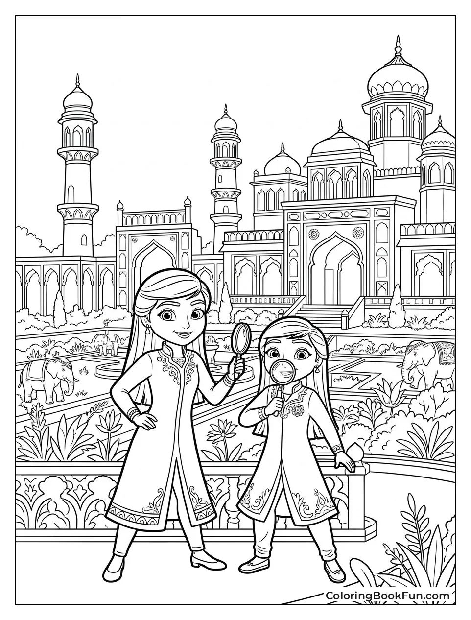 Kids Color the Grand Palace
