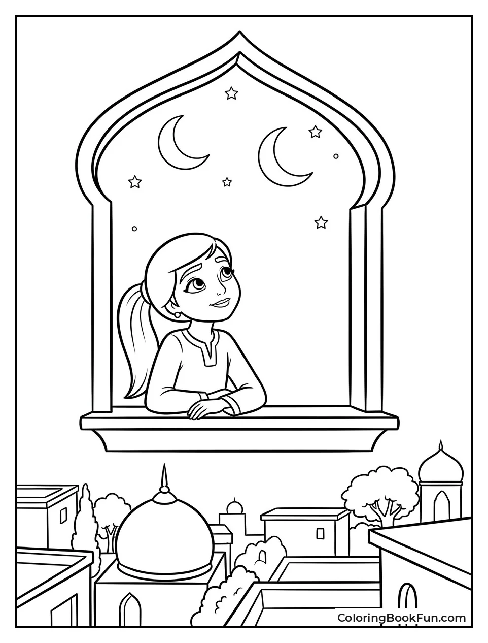 Mira Watches Moon Over Jalpur