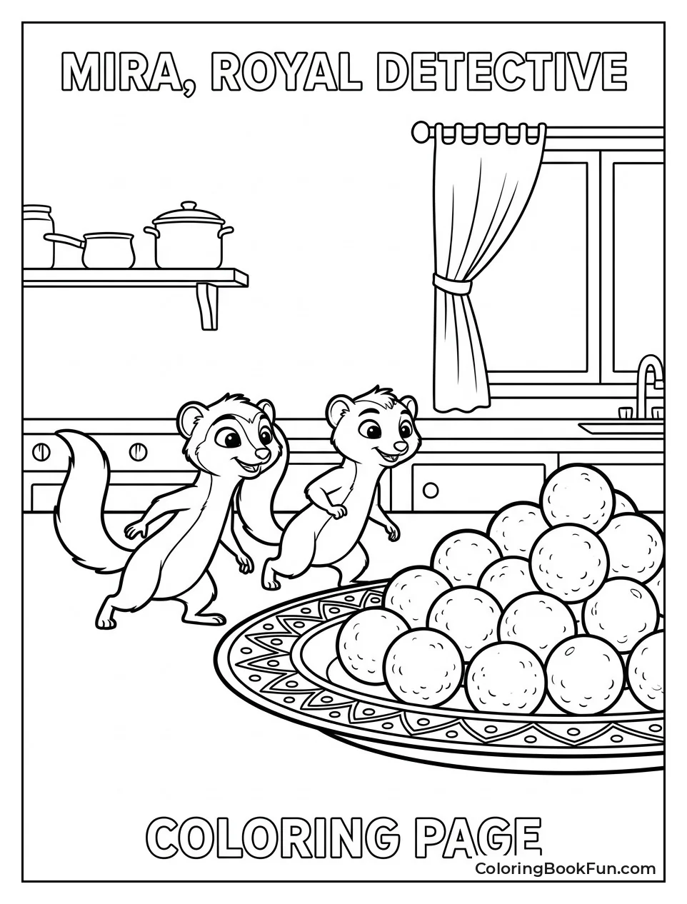 Mongooses Snack on Giant Laddoos