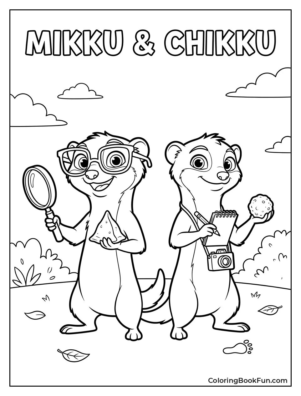 Mongooses Pose with Snacks