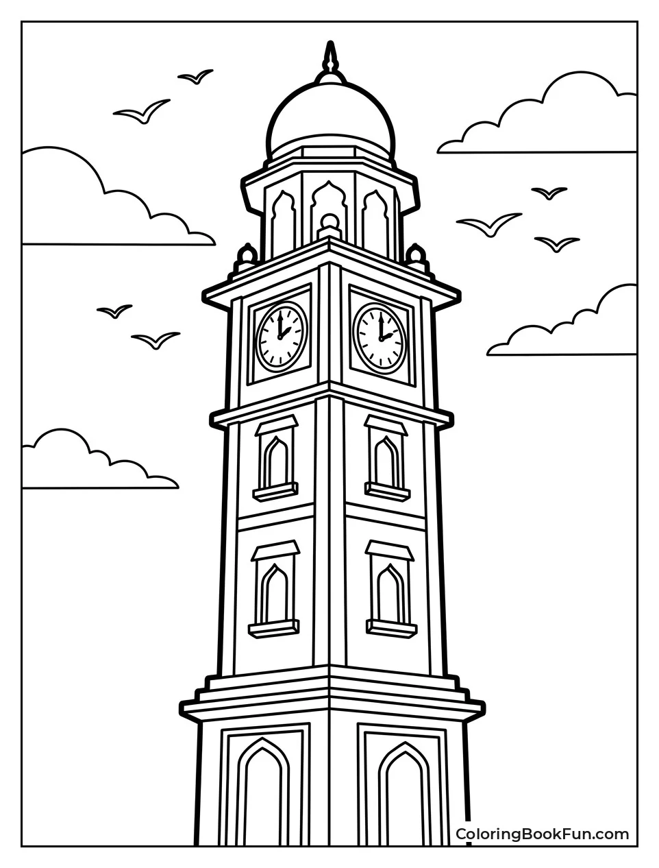 Clock Tower Stands Tall