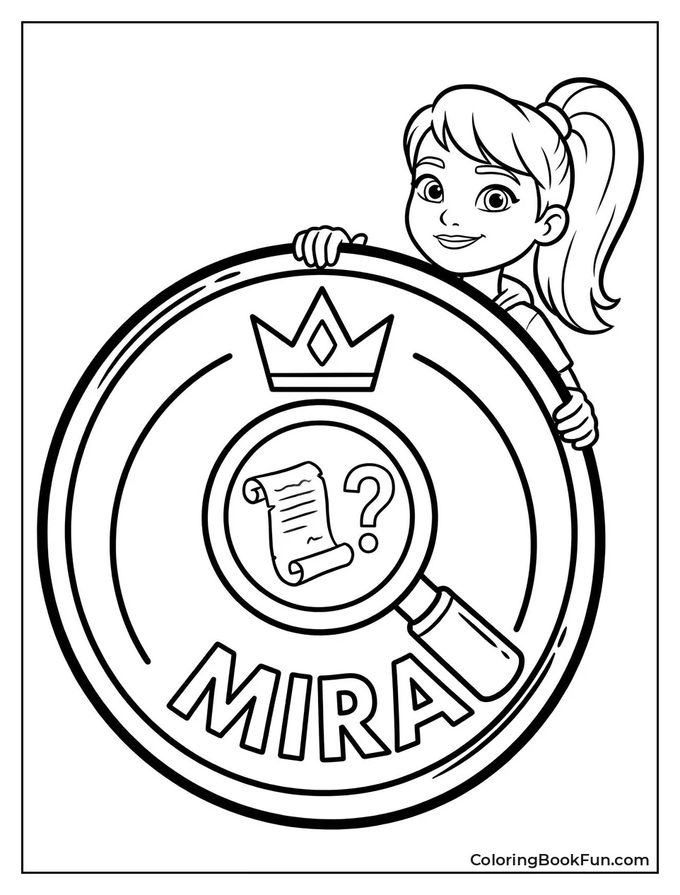 Close Up of Royal Badge