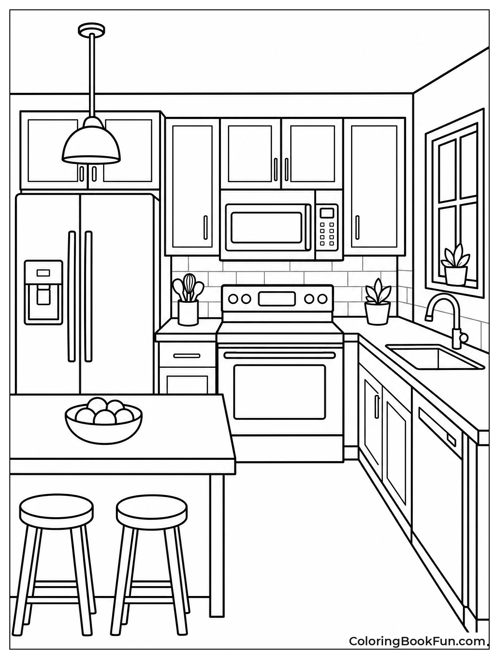 Modern Kitchen with Appliances