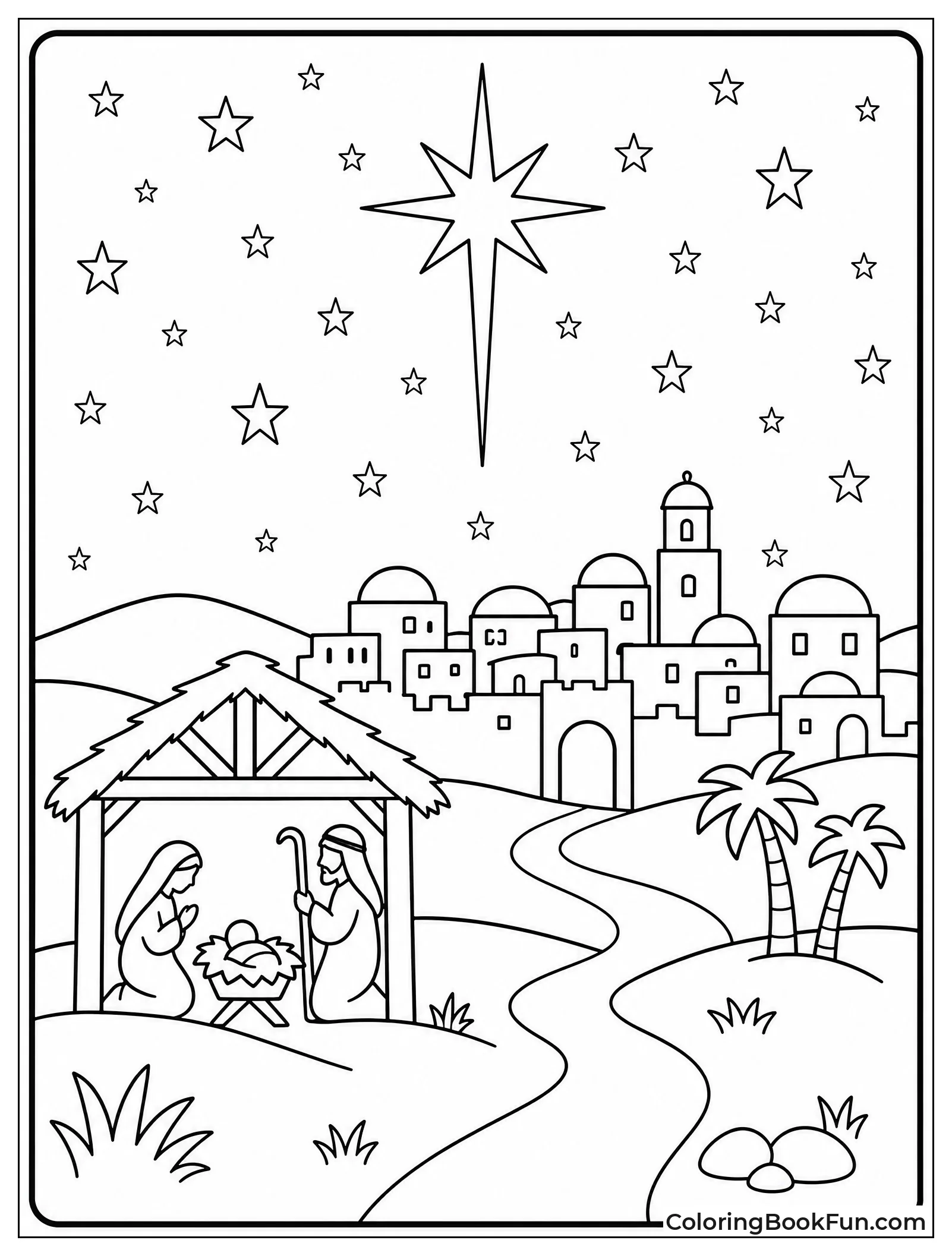 Stars Above Bethlehem Town