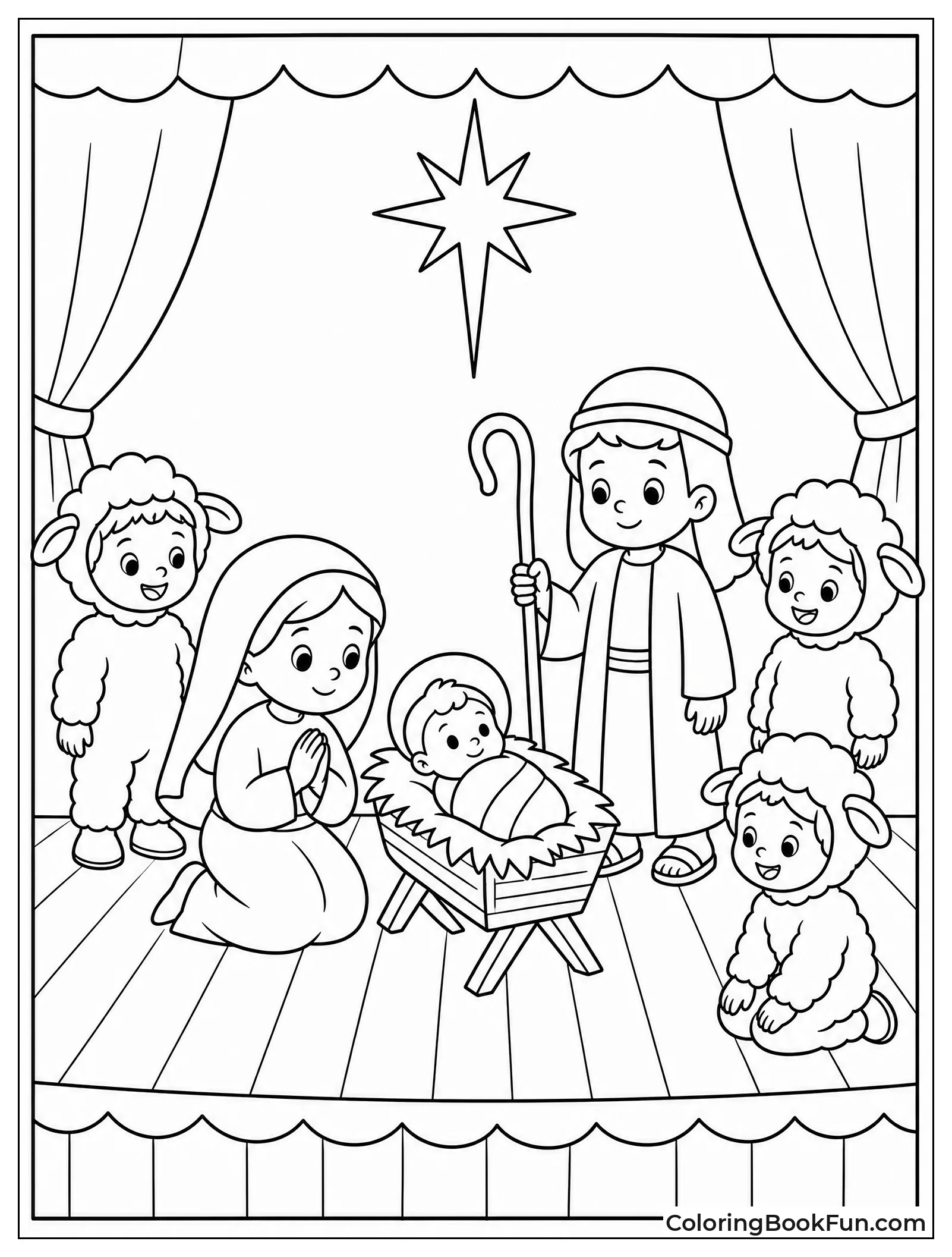 Children Performing Nativity Play