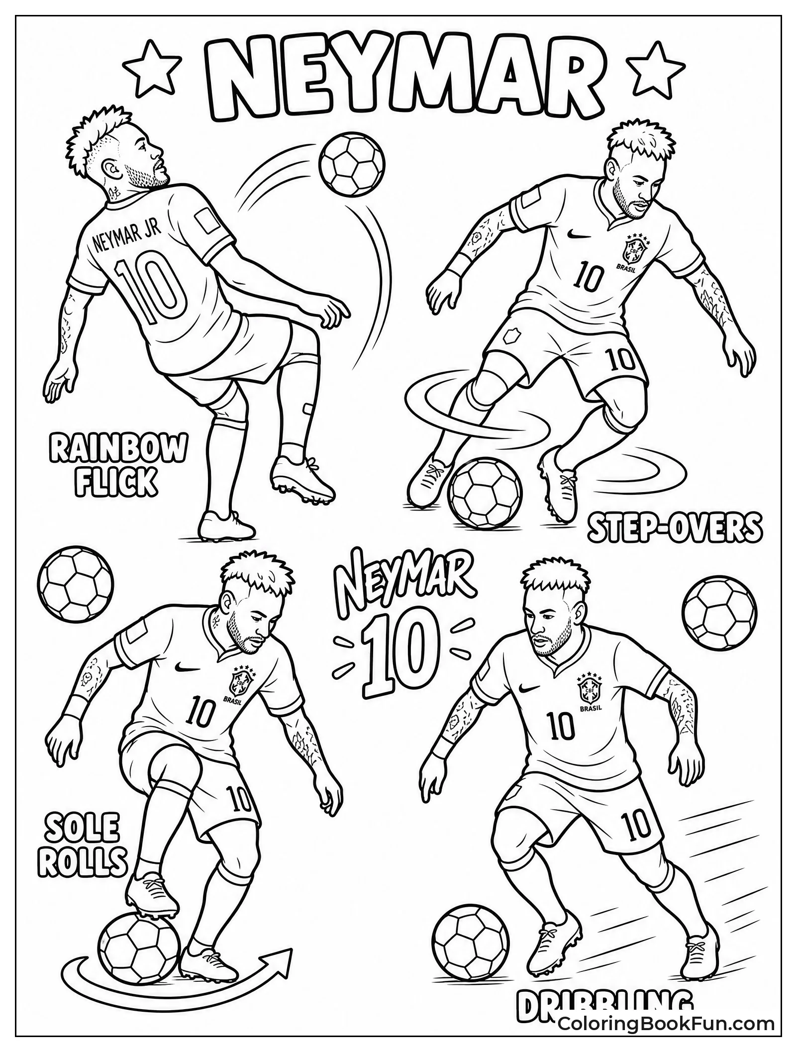 Neymar Showing Off Cool Soccer Skills