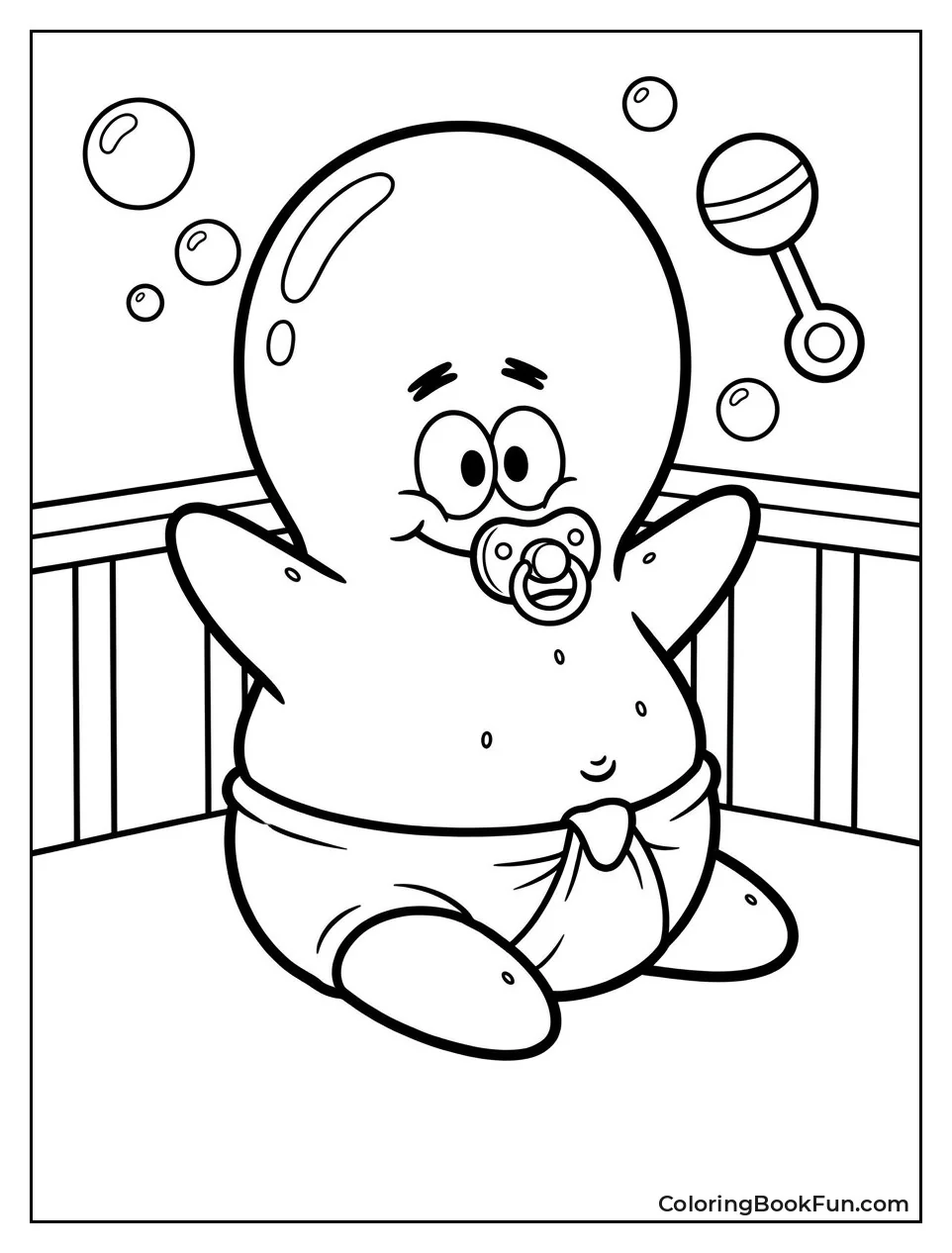 Baby Patrick with Pacifier