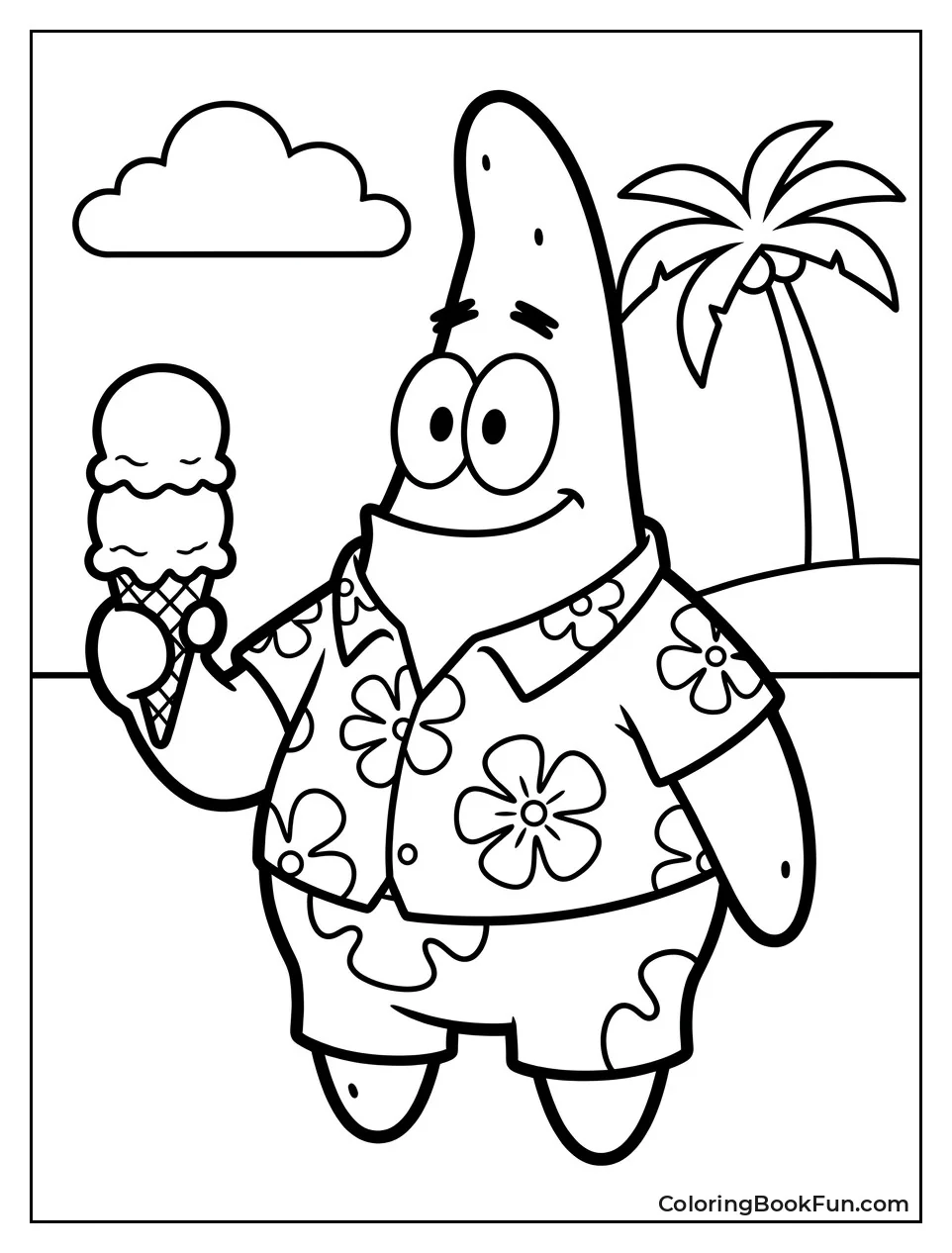 Patrick in Hawaiian Shirt