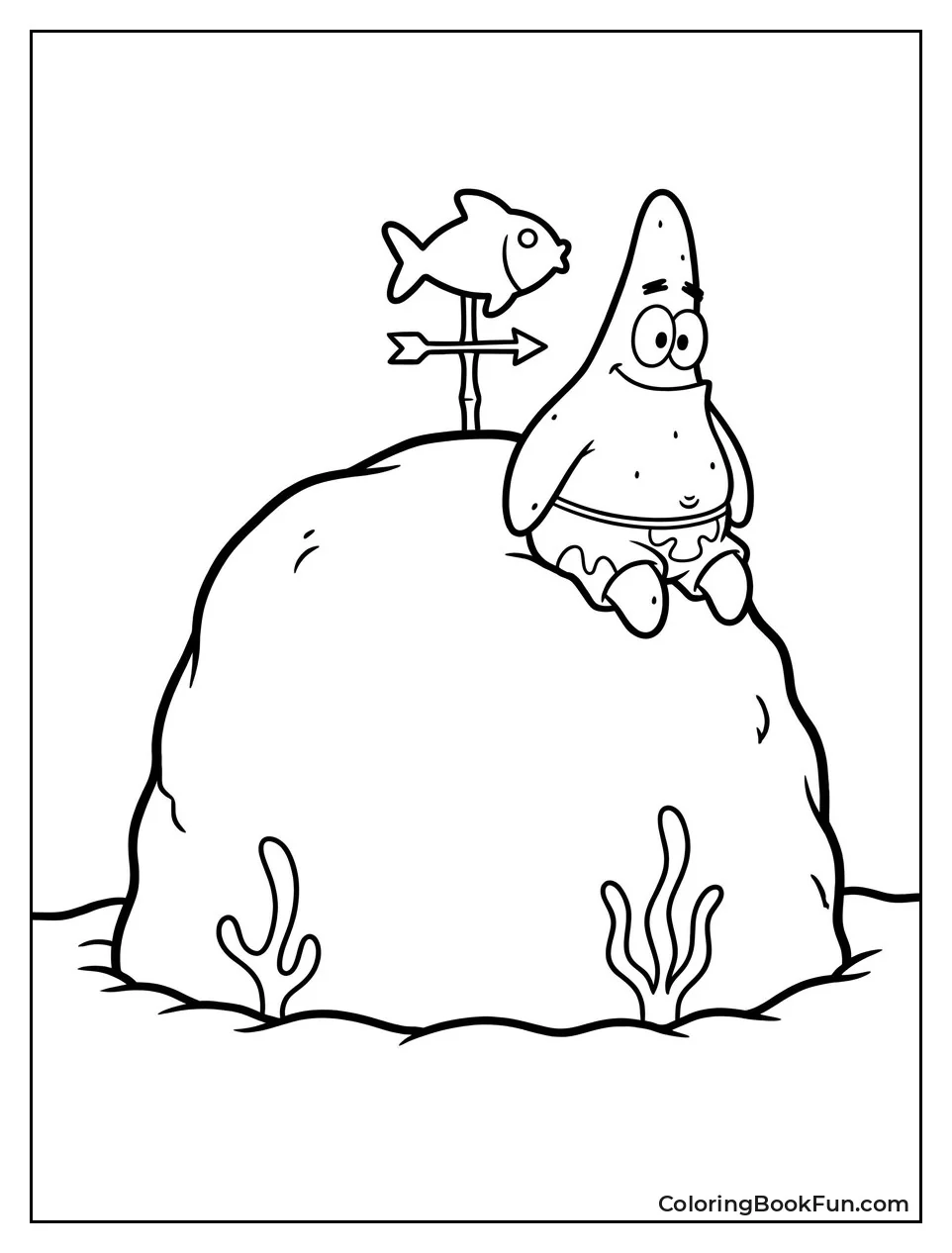 Patrick on His Rock Home
