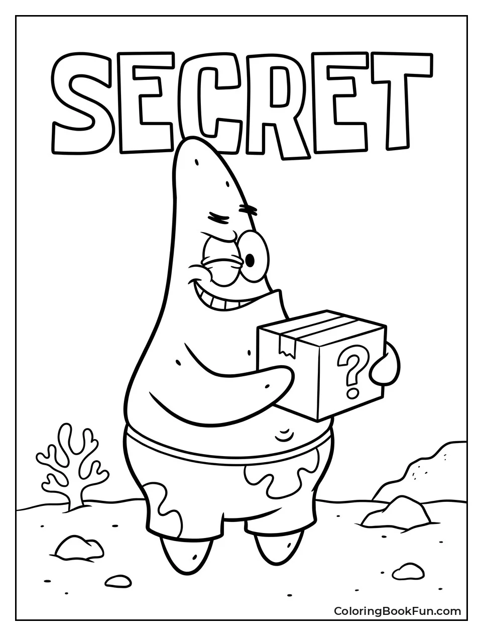 Patrick Holding Secret Box