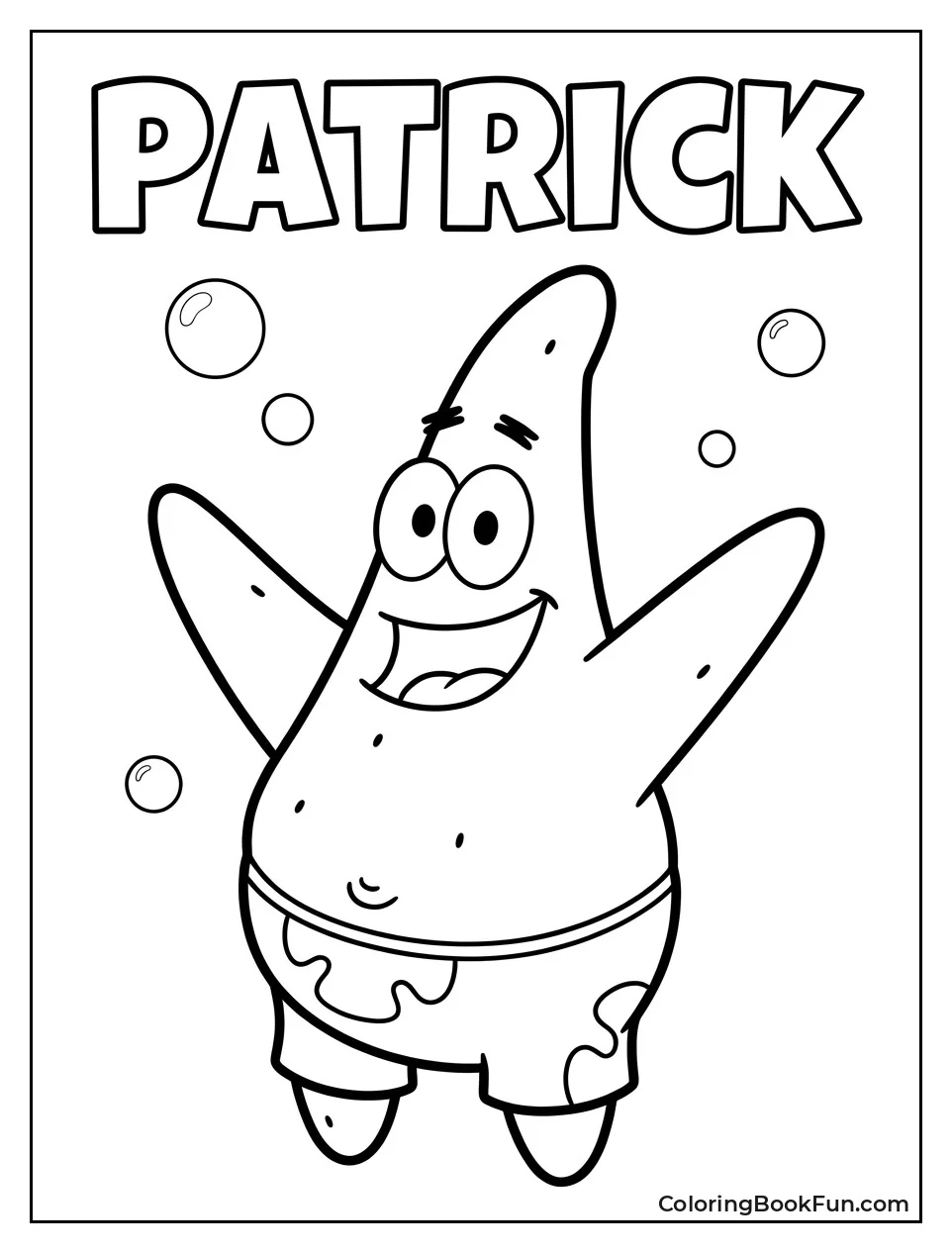 Patrick Waving with Big Smile