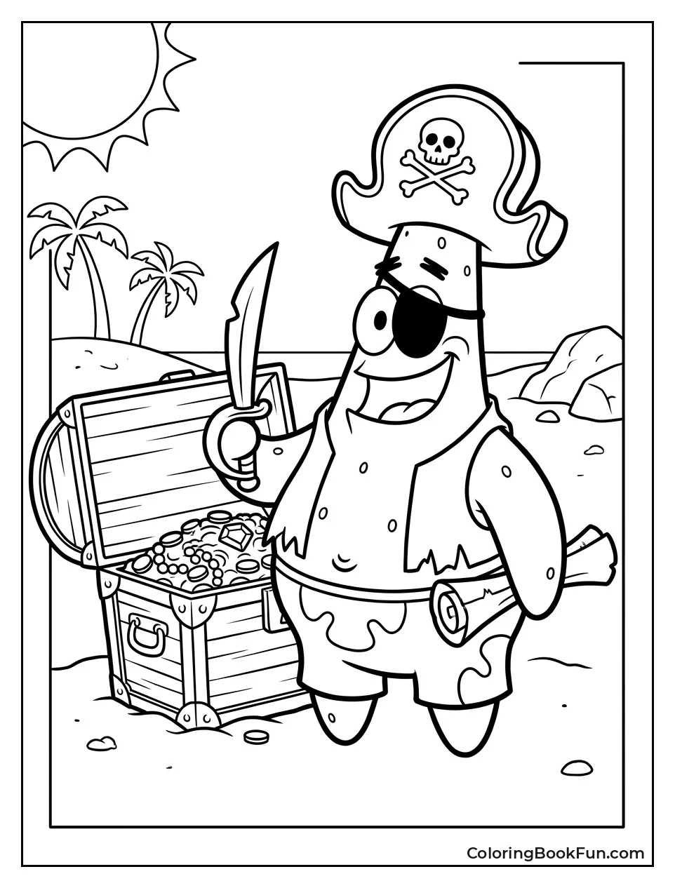 Pirate Patrick on Treasure Hunt