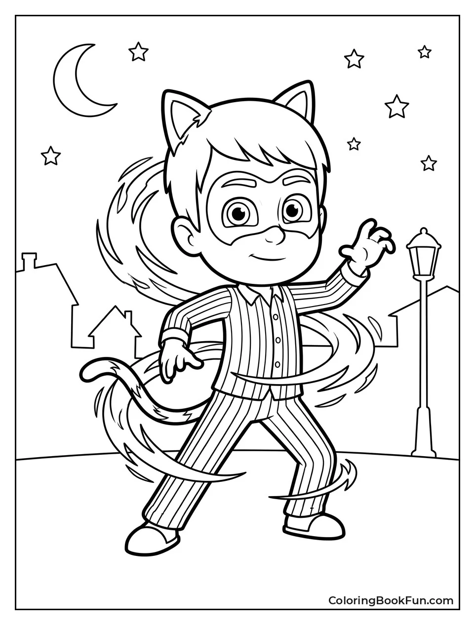 Connor Turns into Catboy at Night