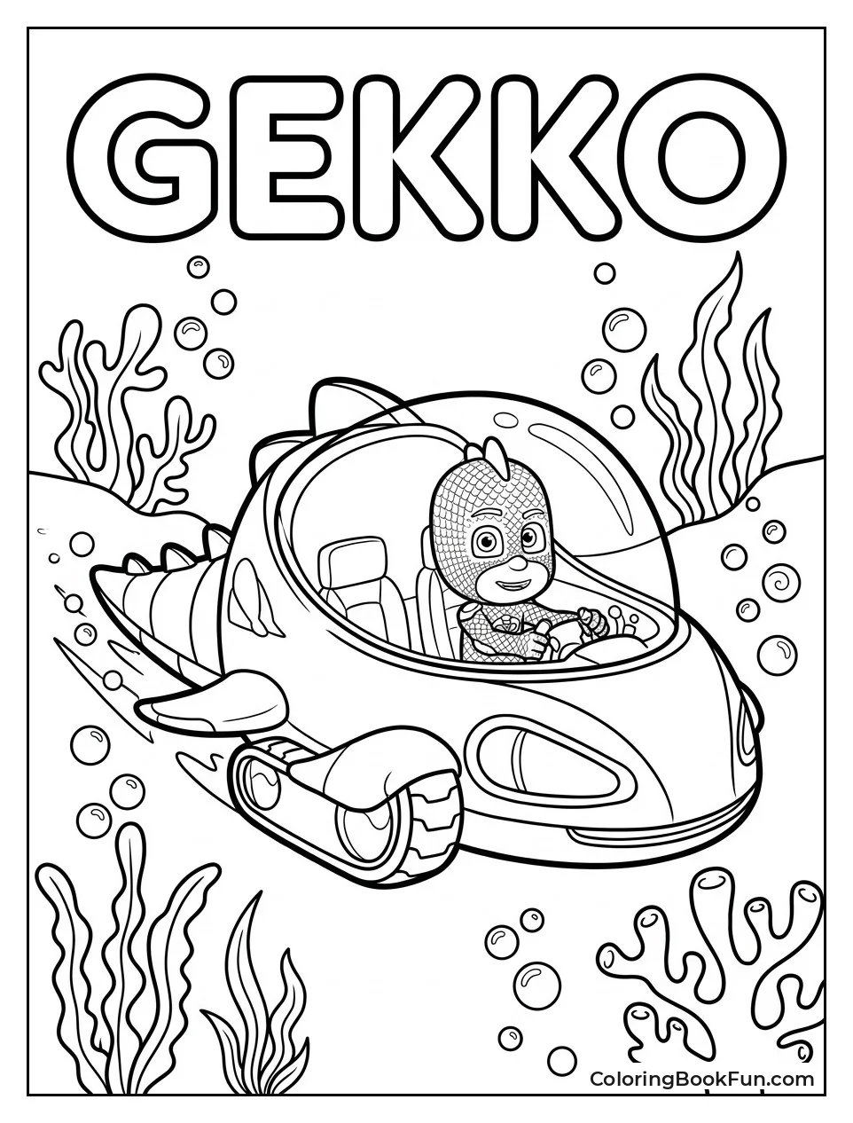Gekko Zooms Underwater in Mobile