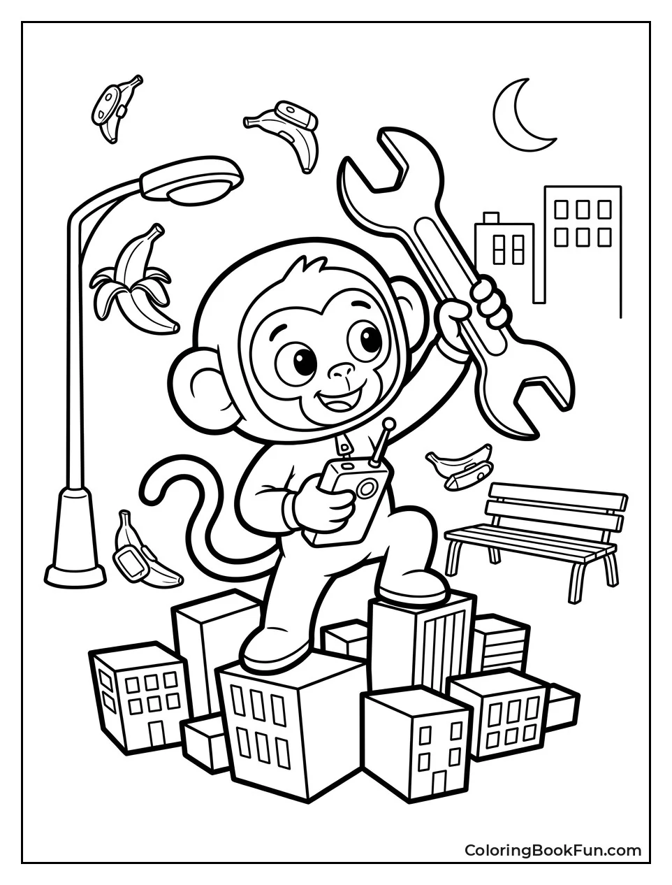 Munki-Gu Plays with Monkey Gadgets