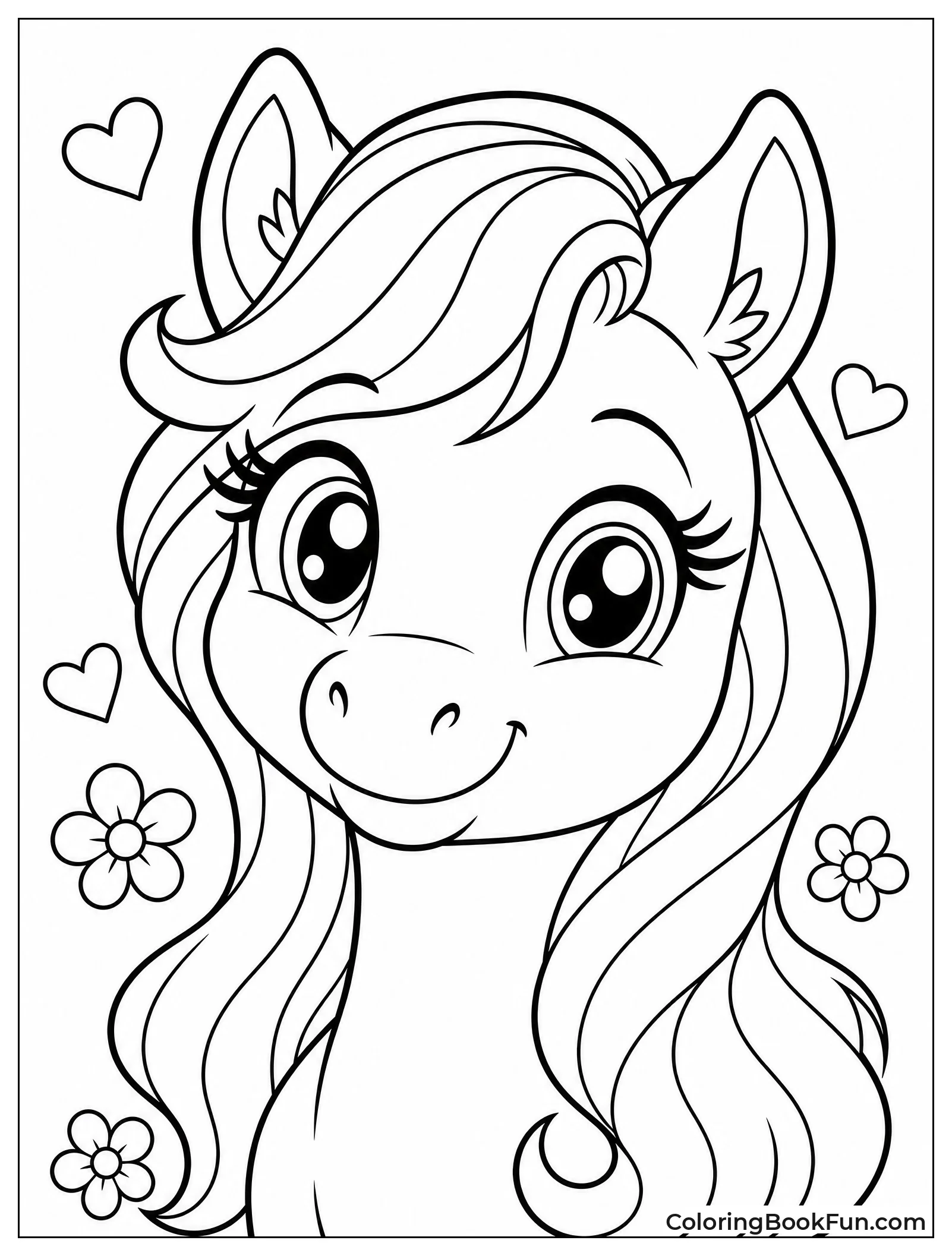 Close Up of Pony Face