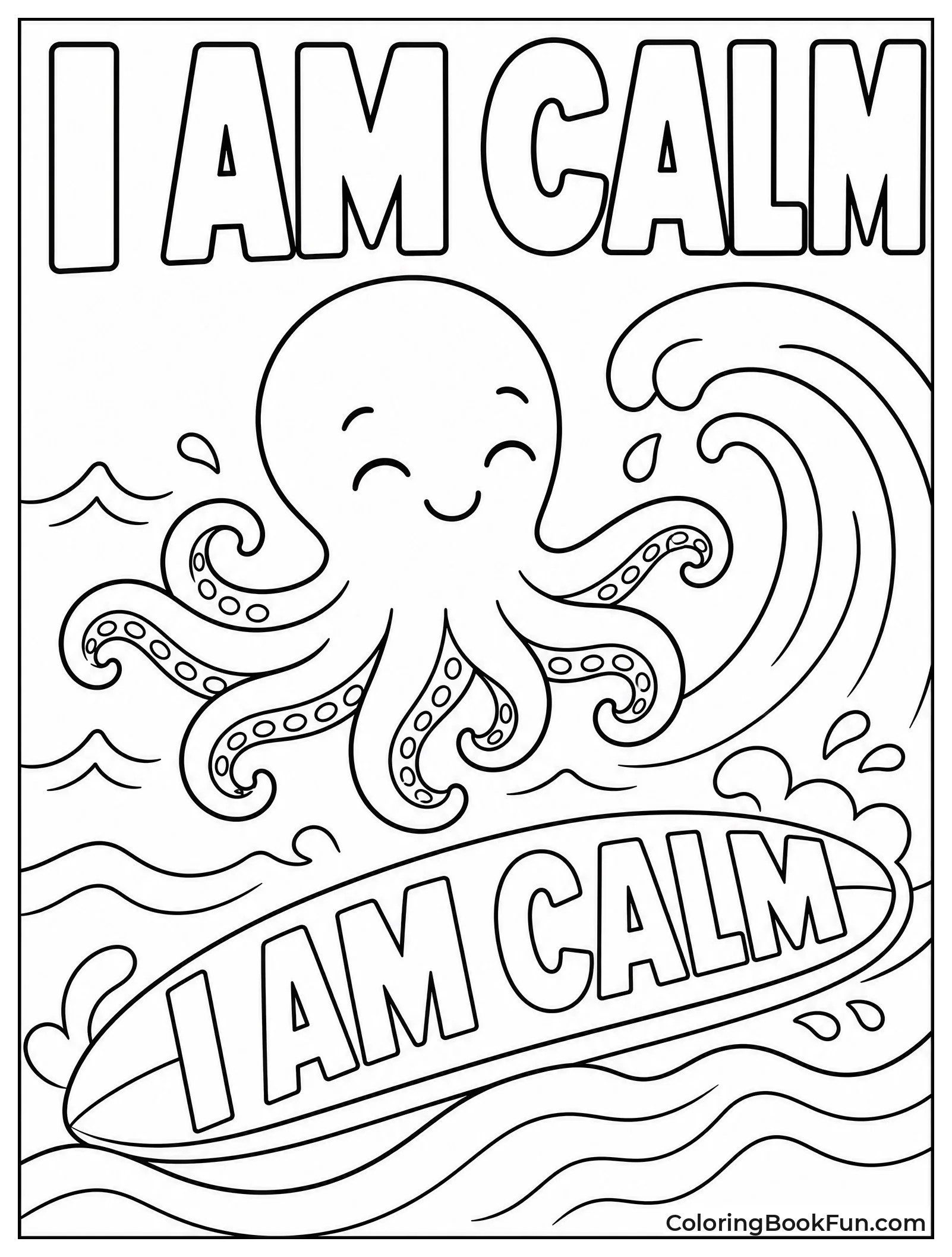 Octopus on a Calm Wave