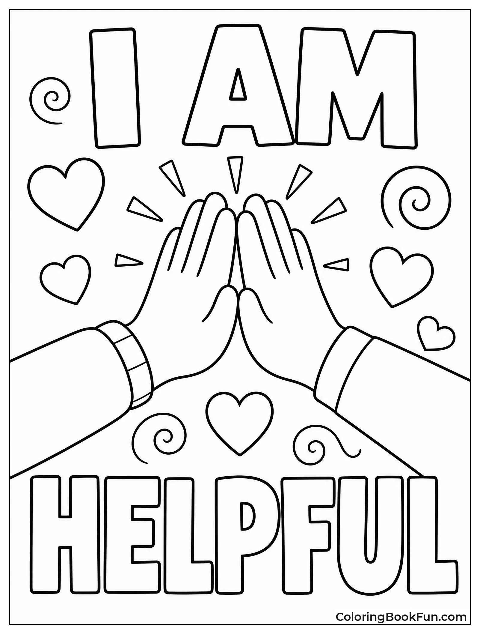 Hands Giving a Warm High Five