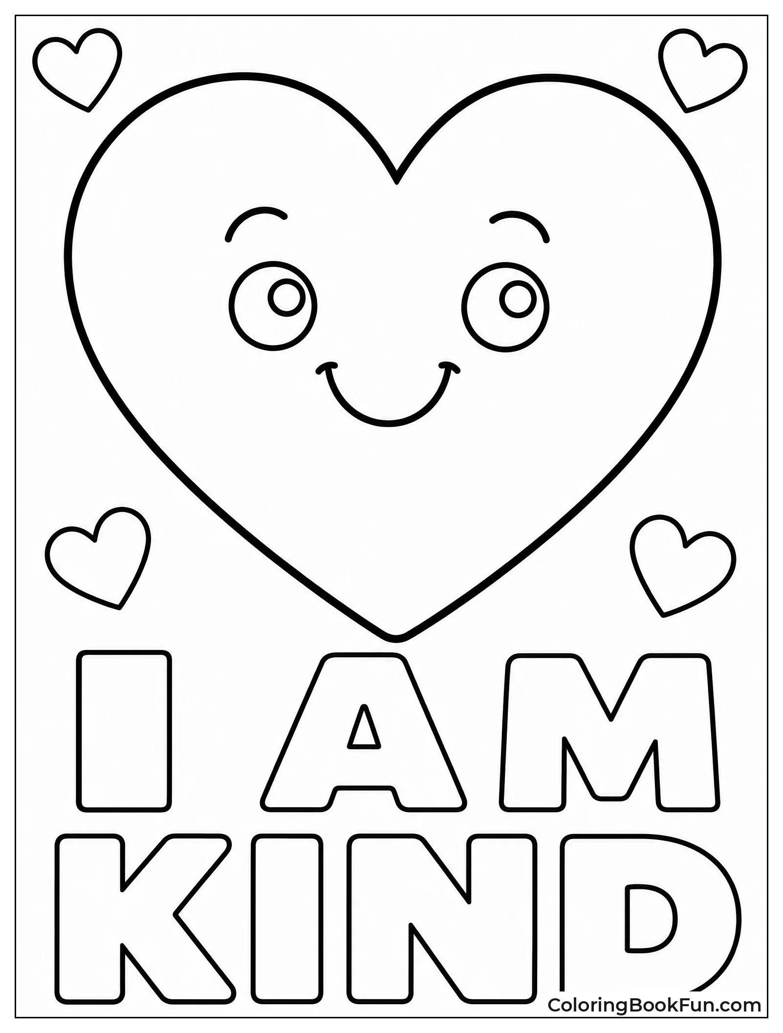 Heart with a Kind Message