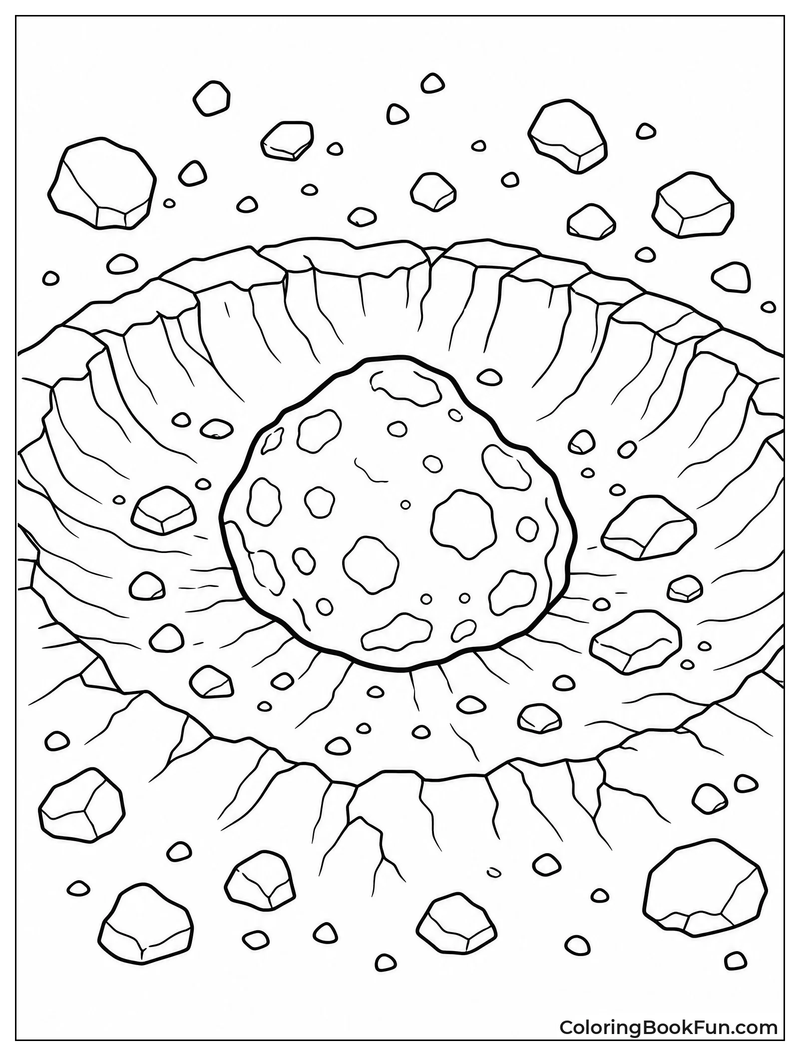 Meteorite in Big Crater