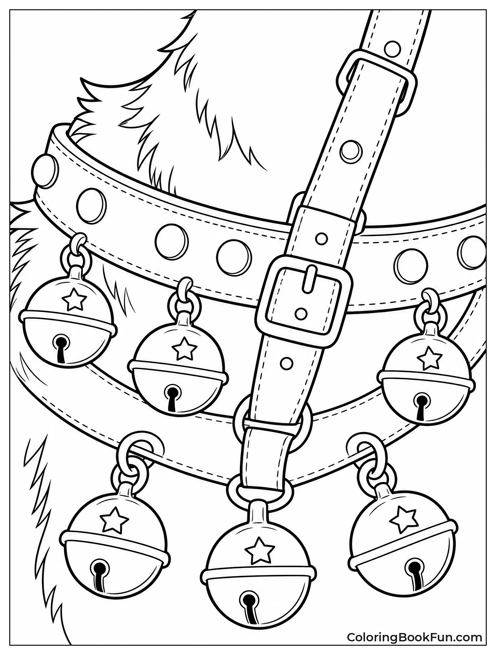 Close View of Jingle Bell Harness