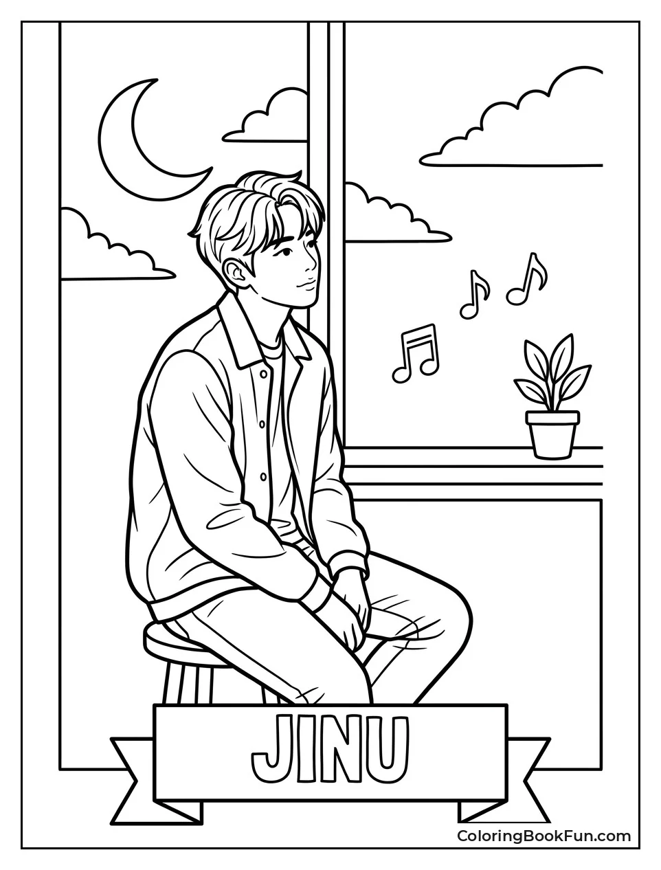 Jinu Looks Thoughtful and Calm