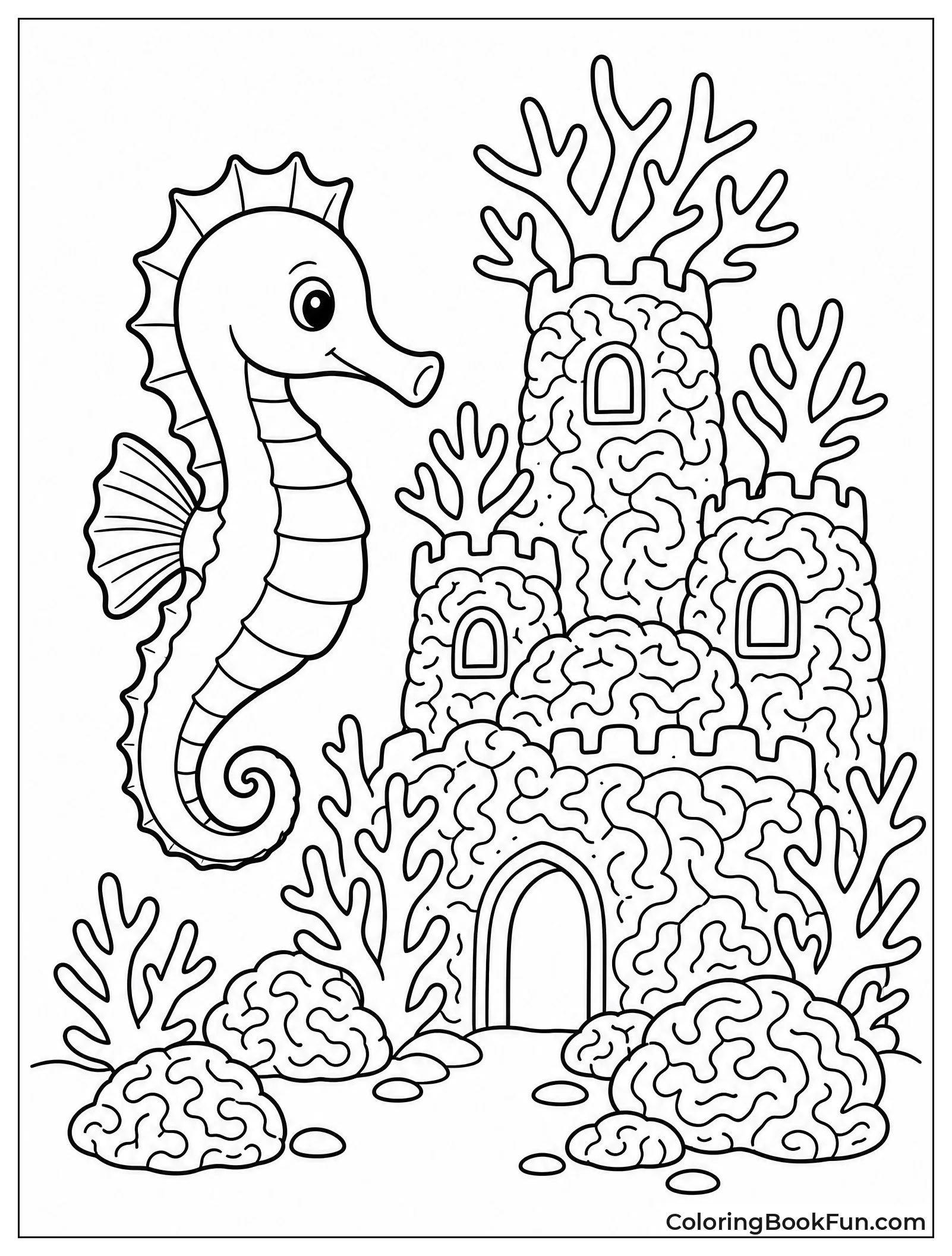 Seahorse Floating by Coral Castle
