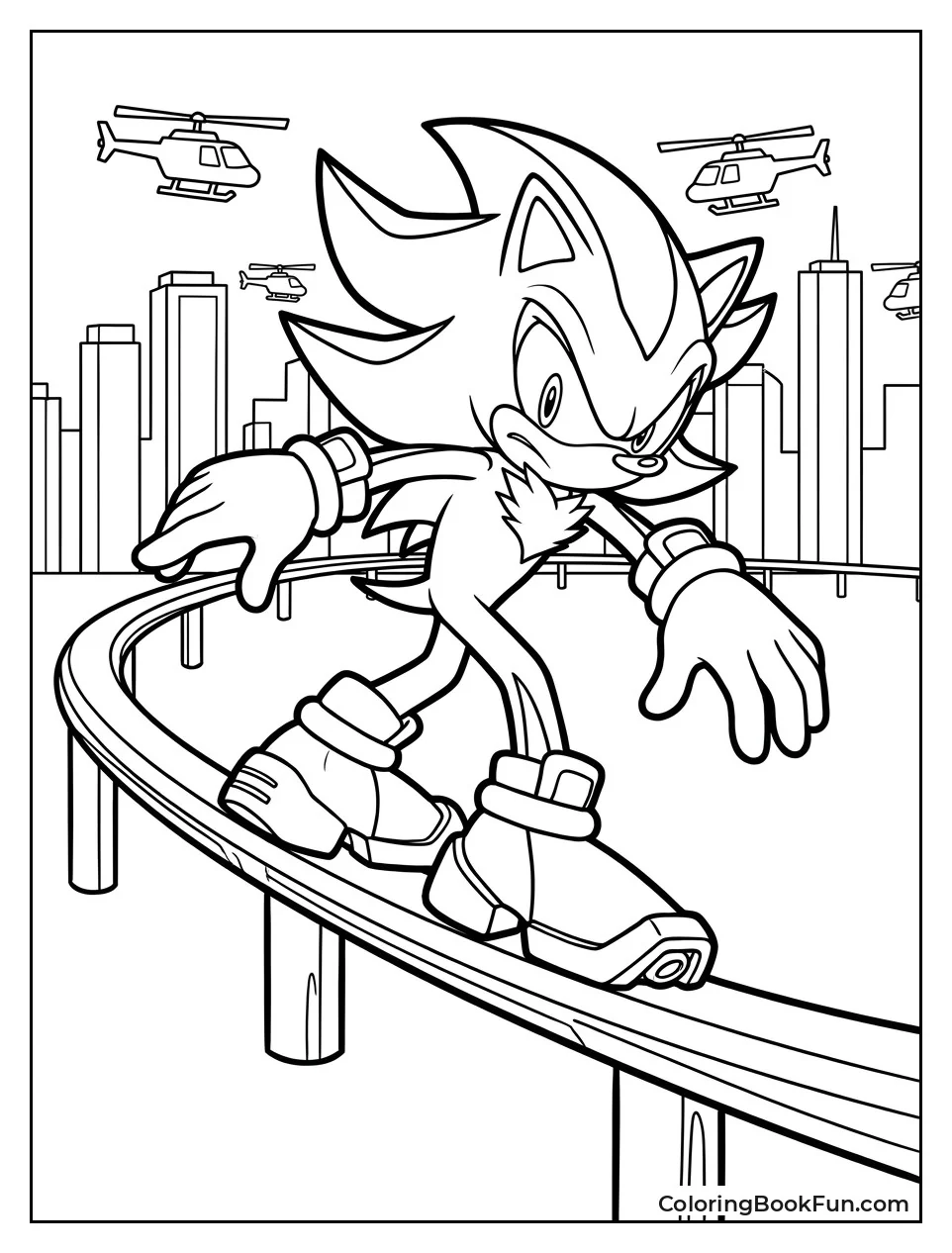 Shadow Grinds Down City Rail