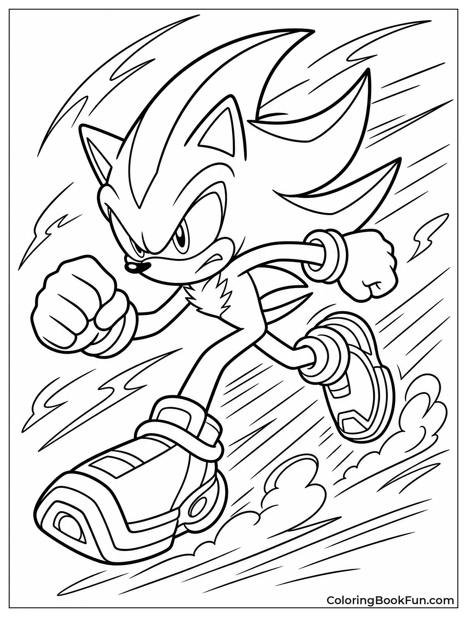 Shadow Runs Super Fast with Wind