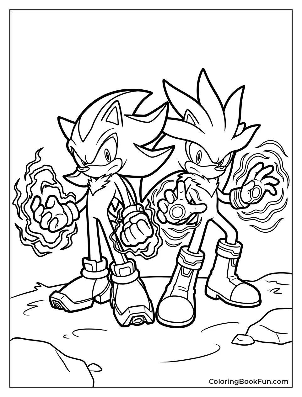 Shadow and Silver Stand Back to Back
