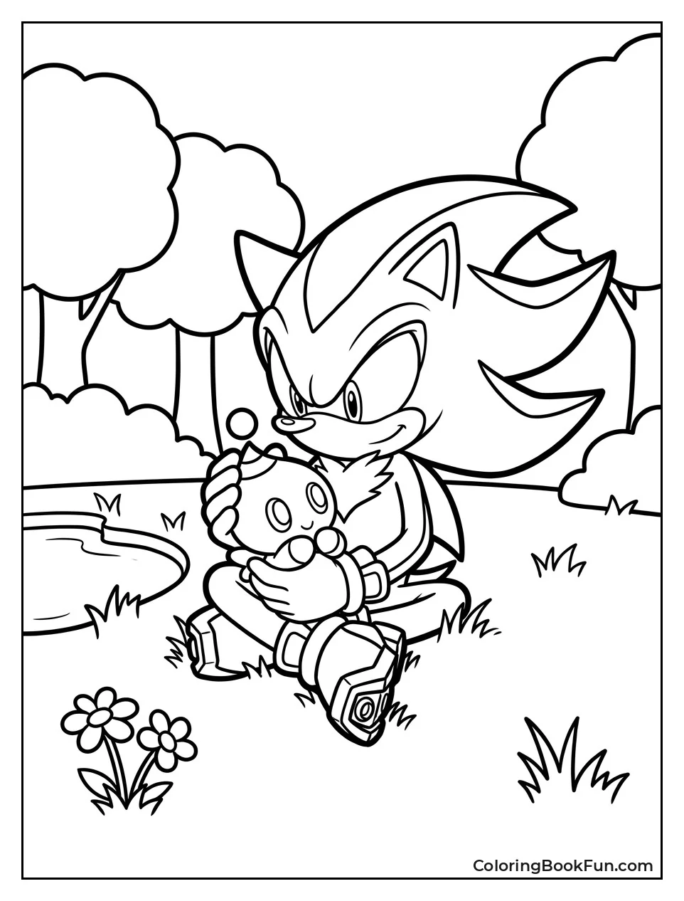 Shadow Holds Small Dark Chao