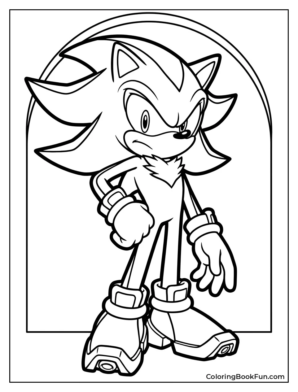 Shadow Stands Cool with Hand on Hip
