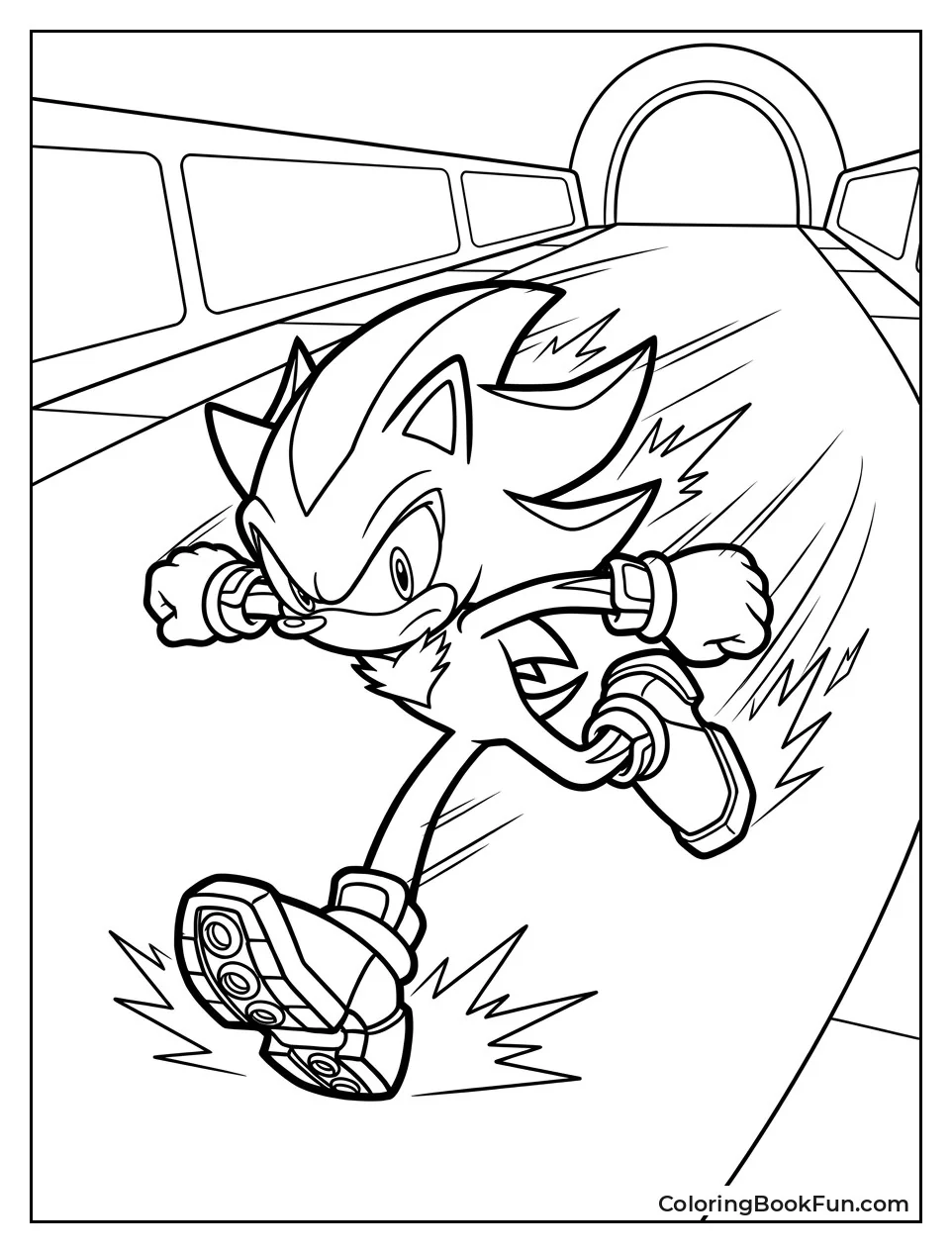 Shadow Races Fast on Track