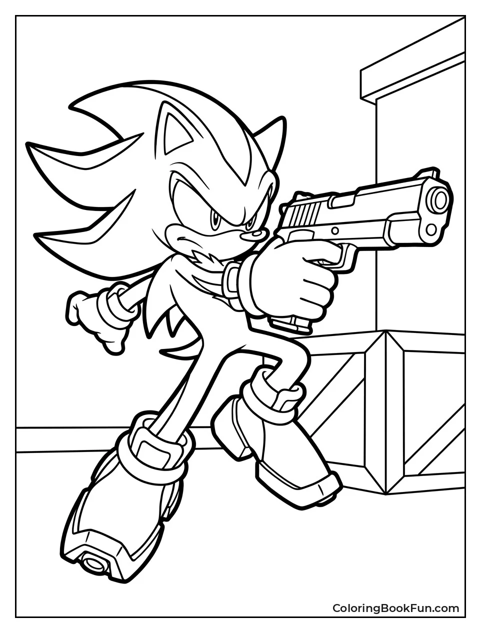 Shadow Aims His Handgun on Mission