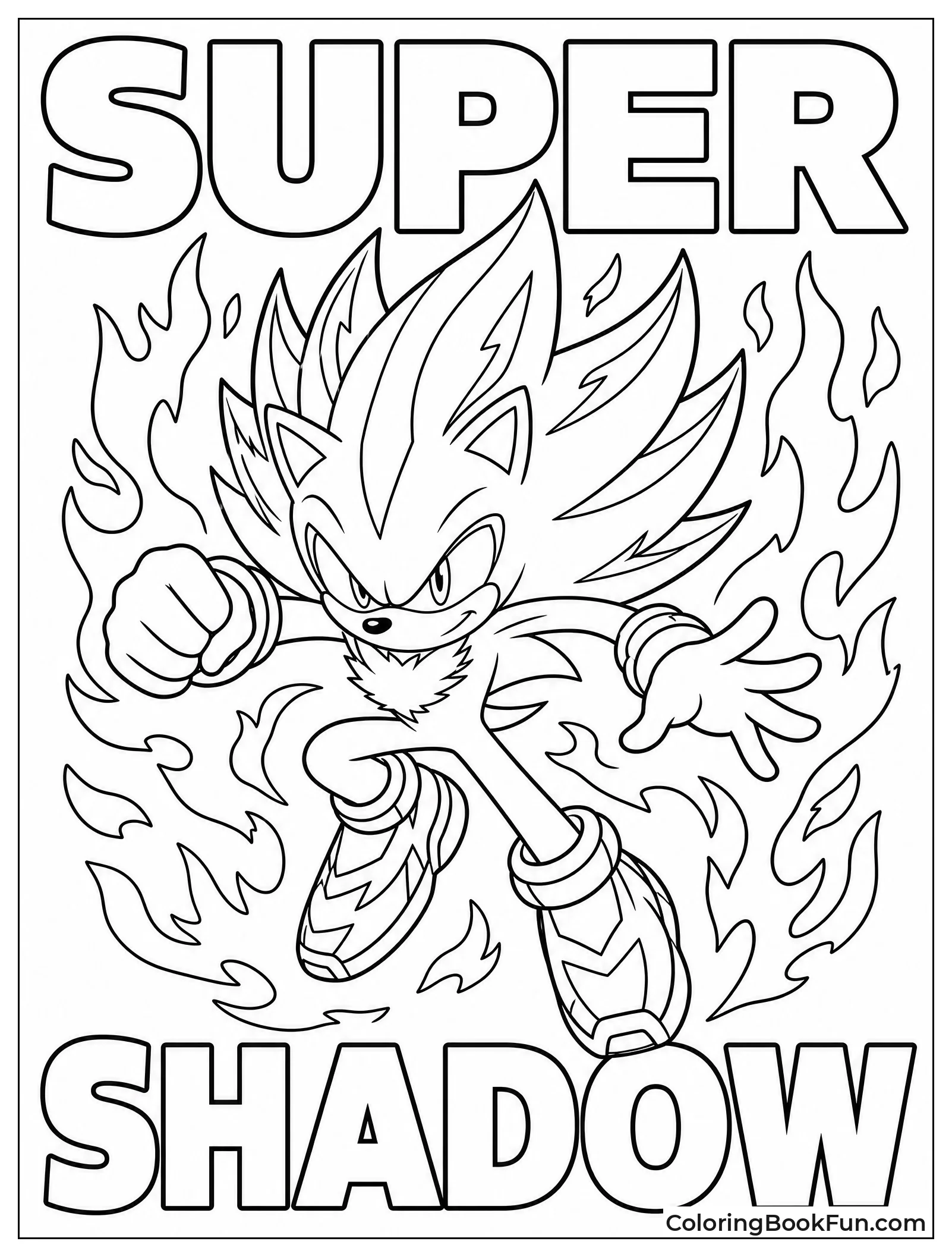 Super Shadow Glows with Golden Aura