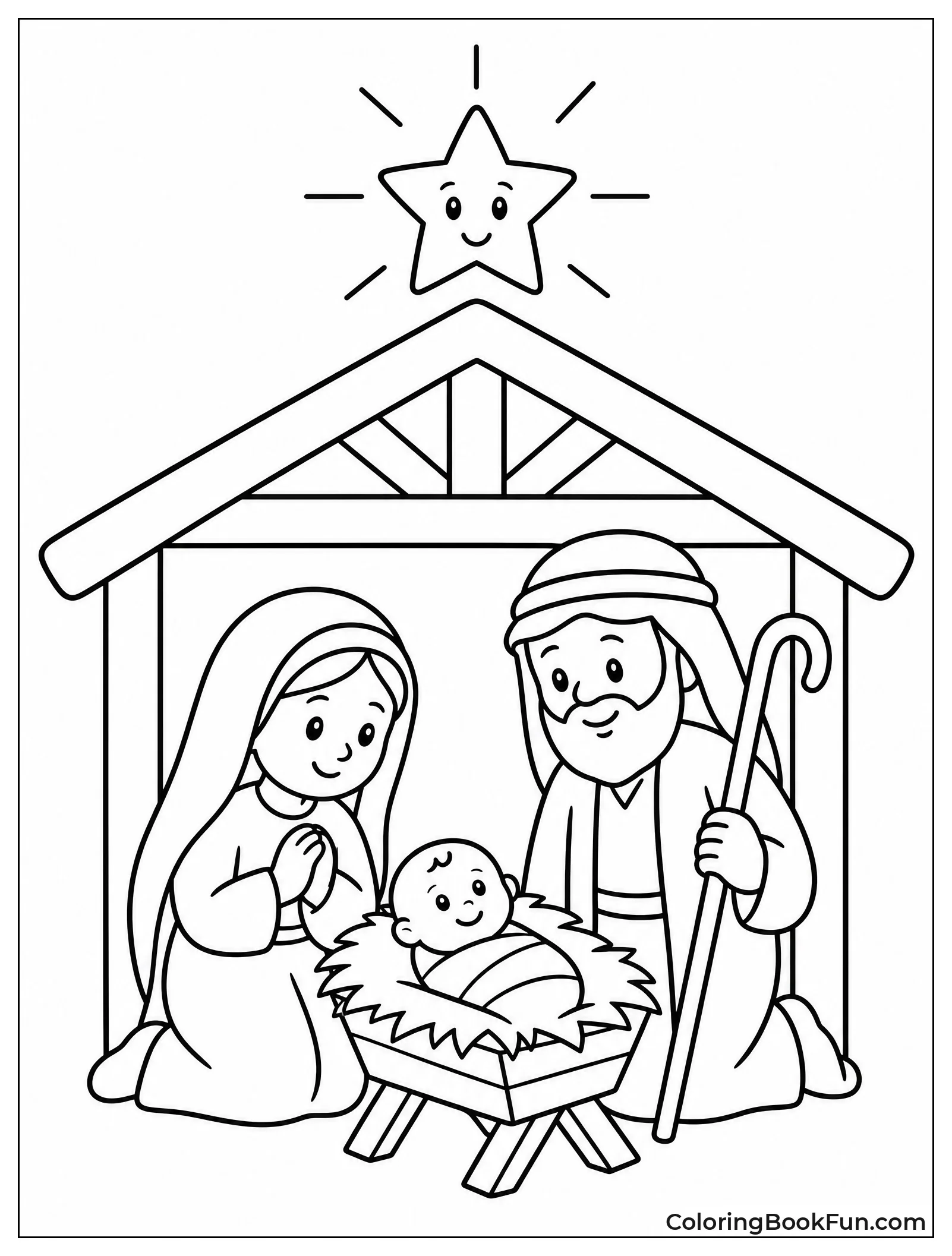 Basic Nativity Scene Outline