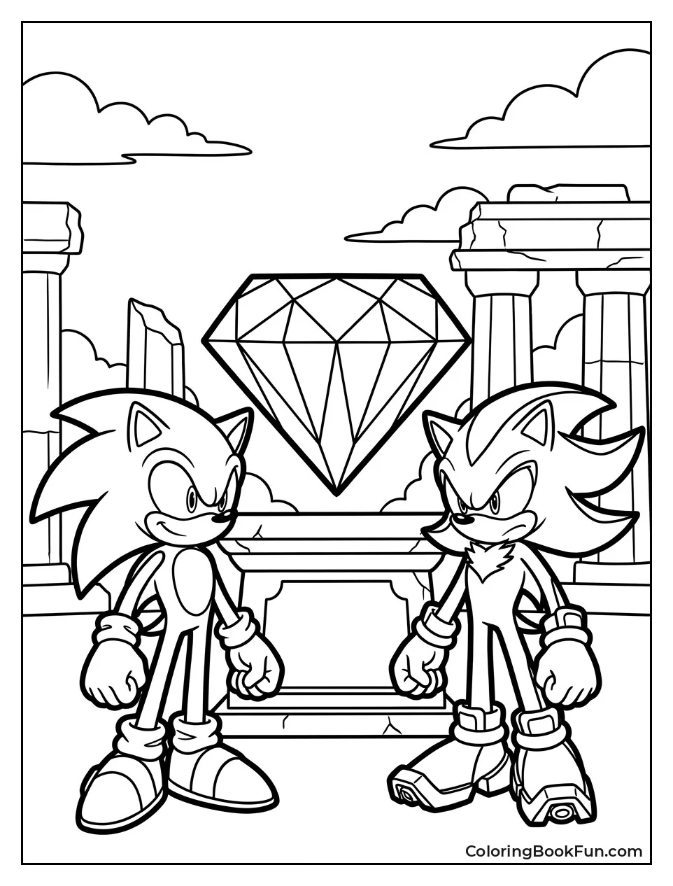 Master Emerald Sitting on Its Altar
