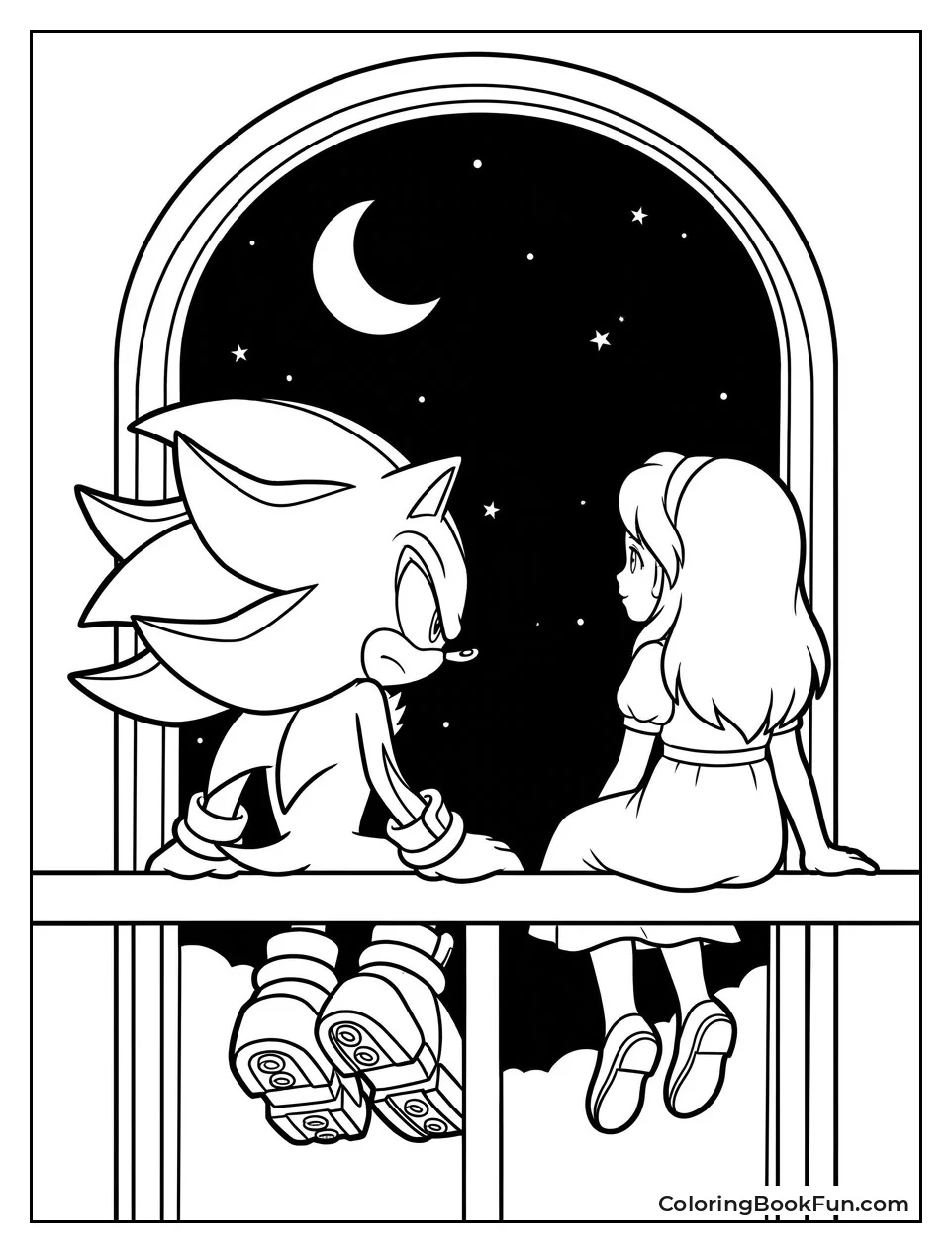 Shadow and Maria Watching the Stars