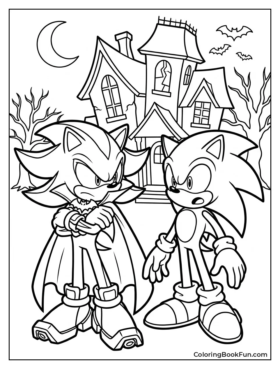 Shadow Dressed as a Vampire