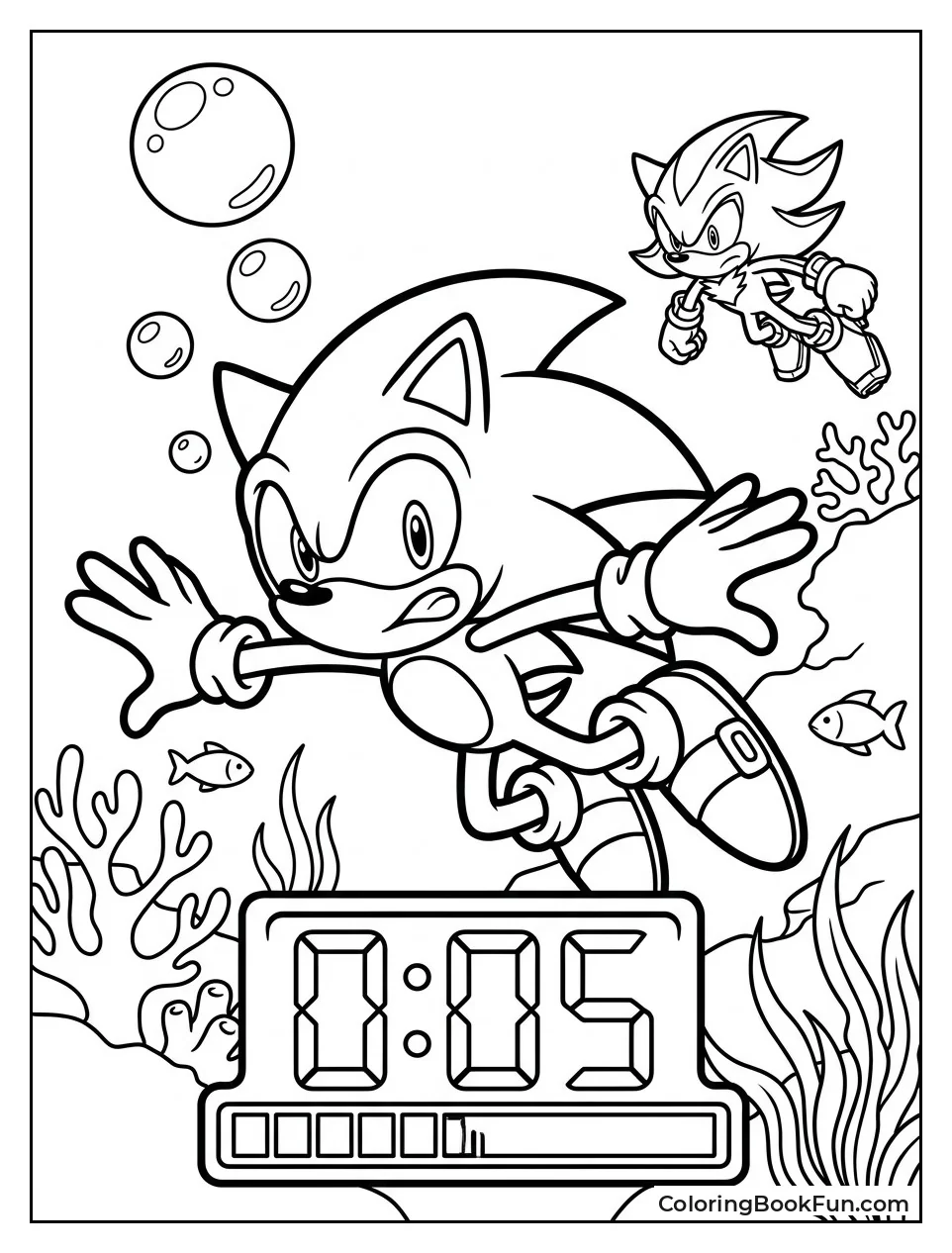 Sonic Swimming for an Air Bubble