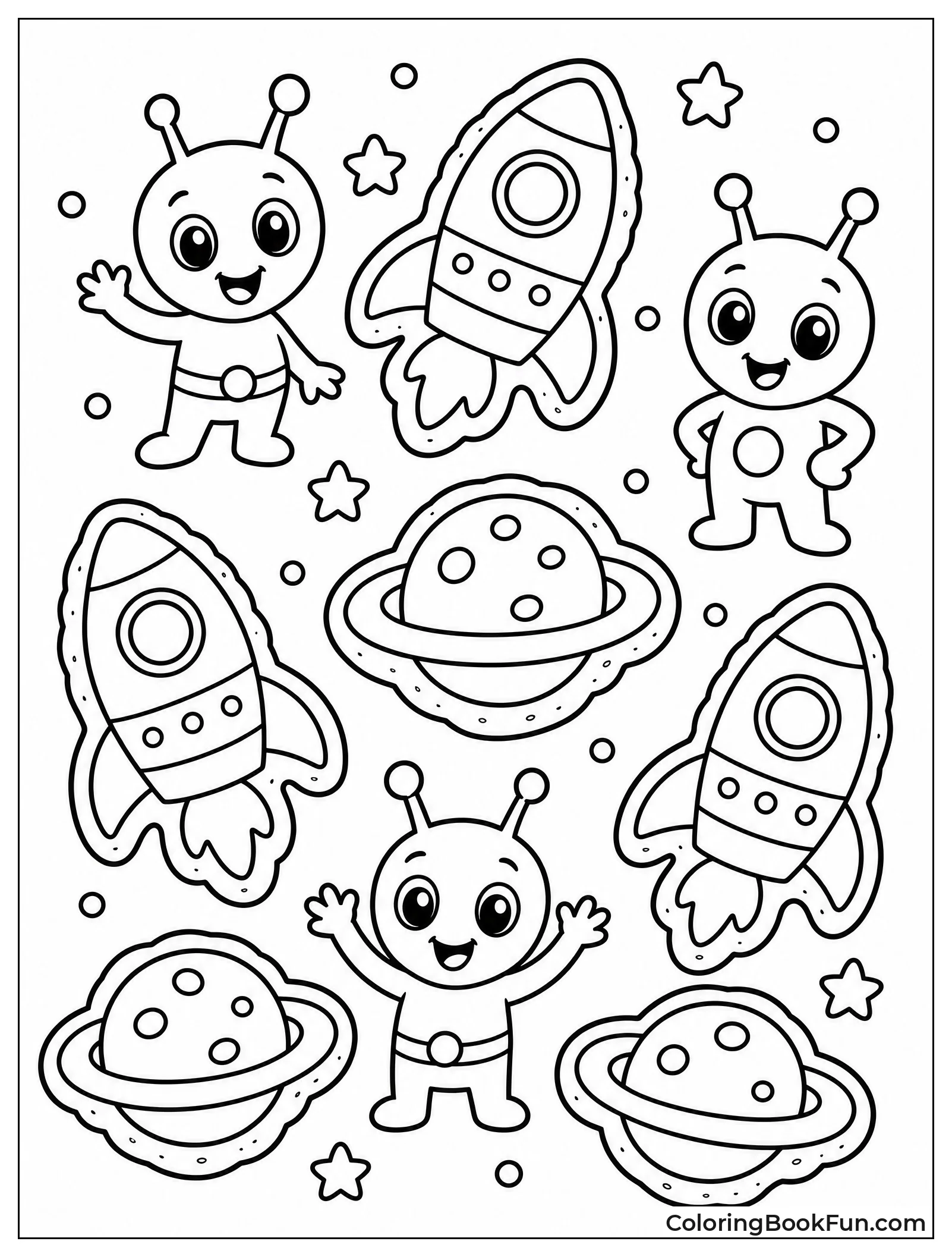 Space Cookies Shaped Like Rockets